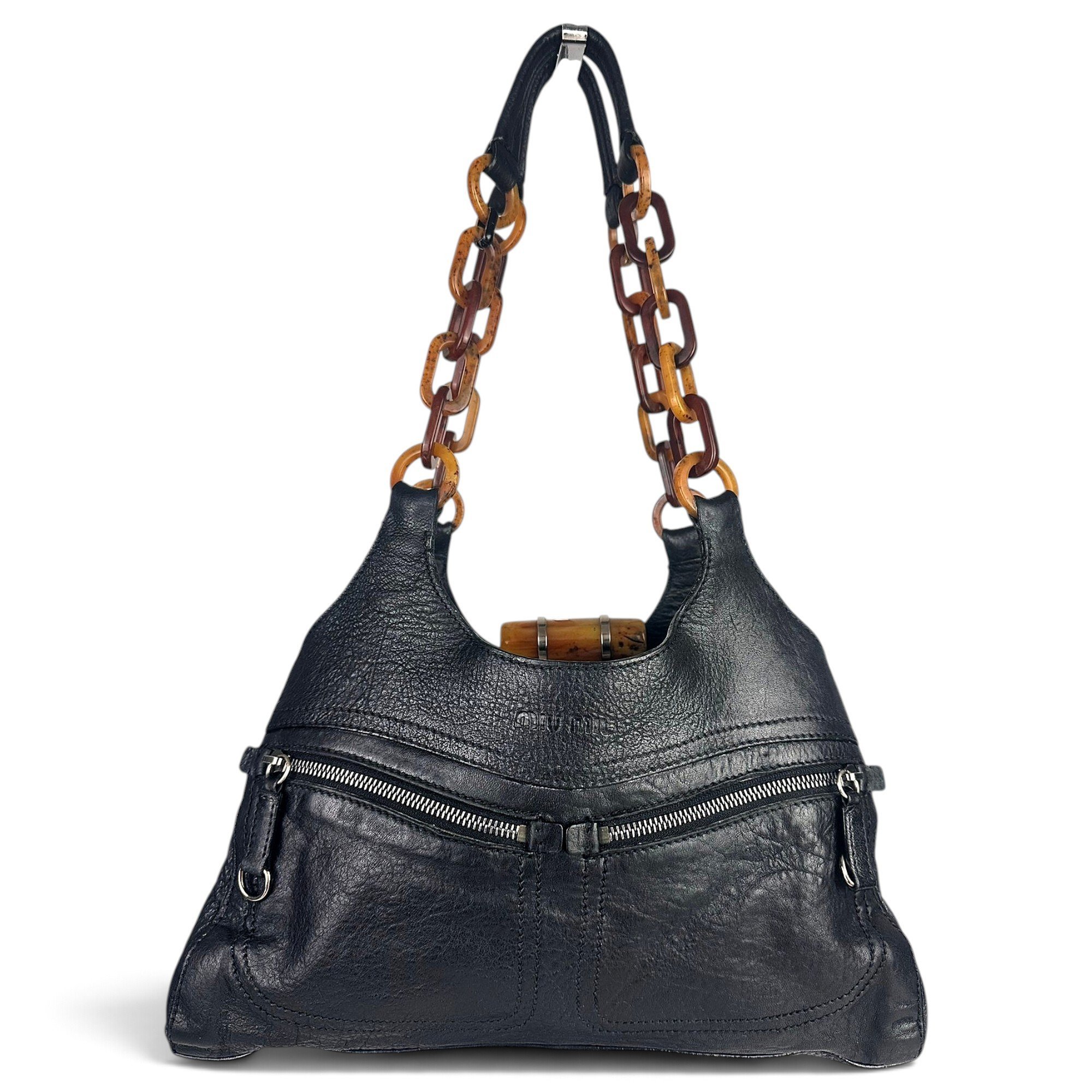 Leather handbag