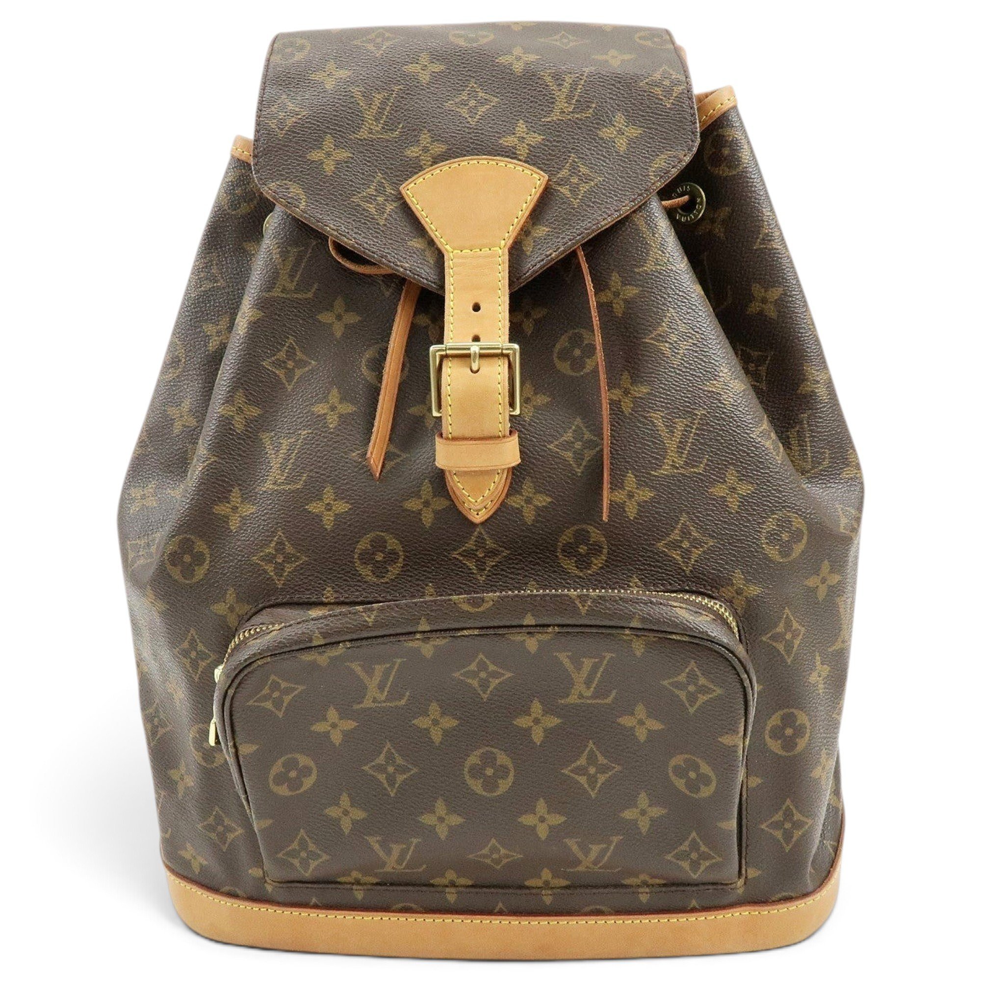 Montsouris leather backpack