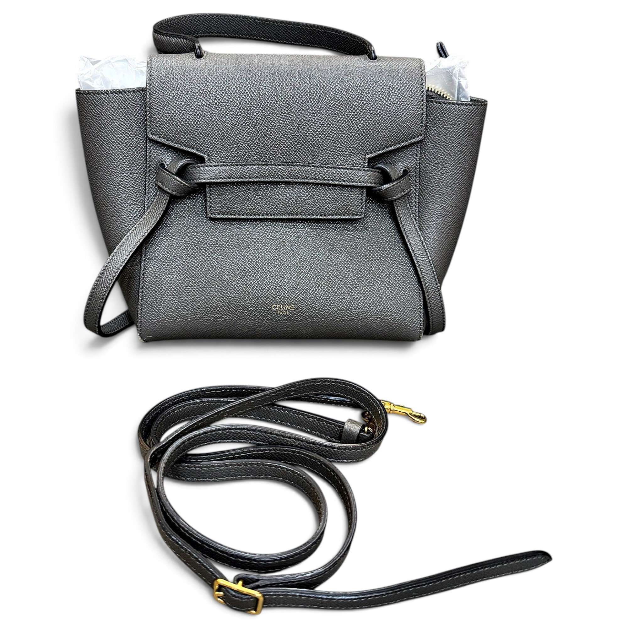 Celine Belt leather handbag