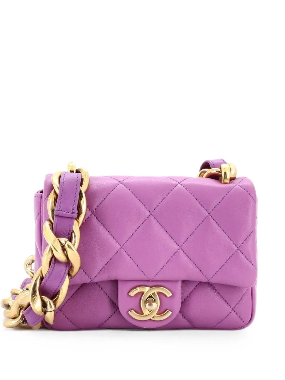 Funky Town Flap Bag Quilted Lambskin Mini shoulder bag