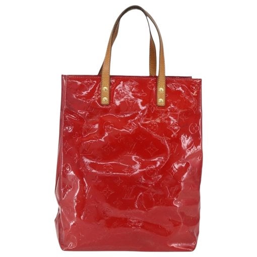 Reade patent leather handbag