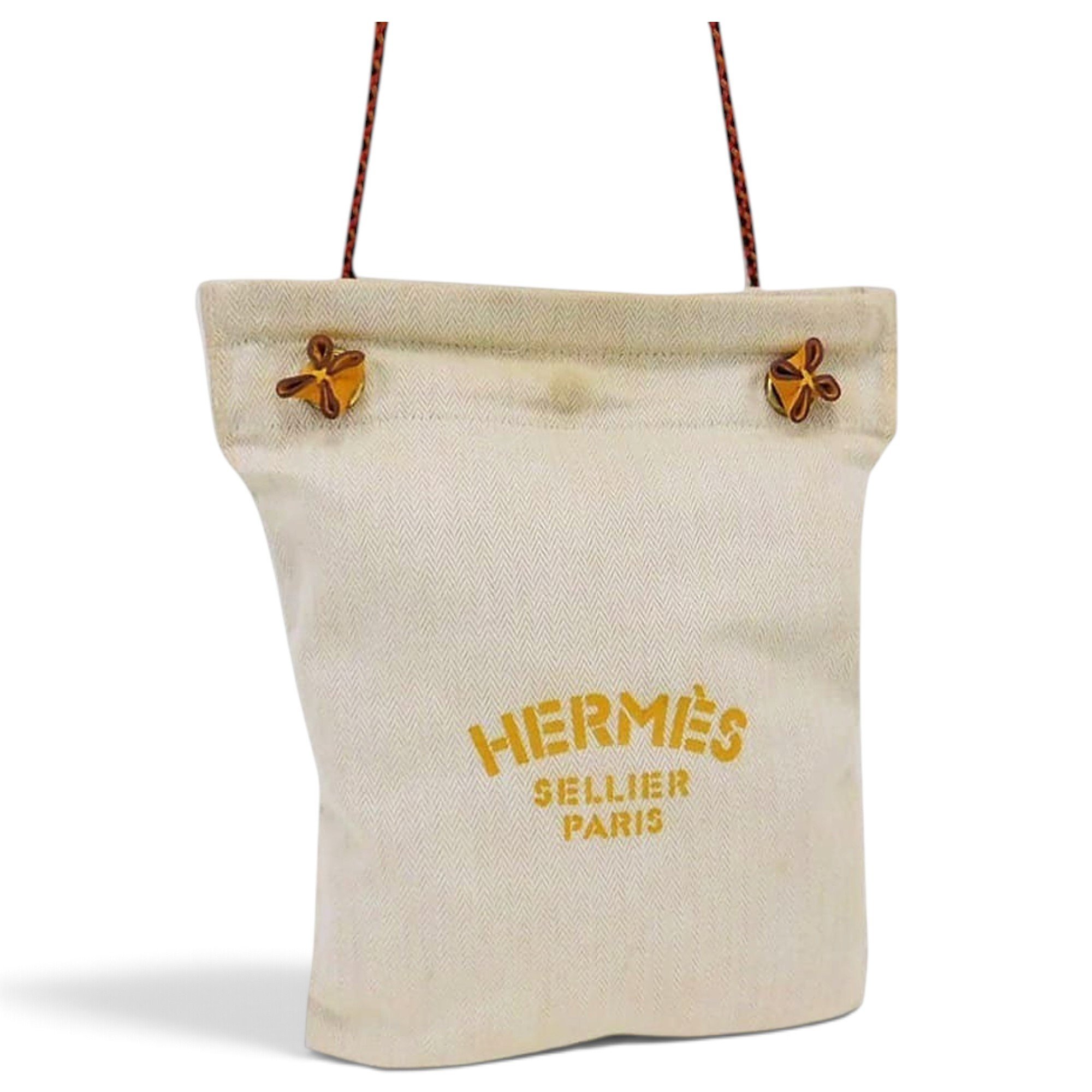 Hermes Aline Handbag Toile Chevron