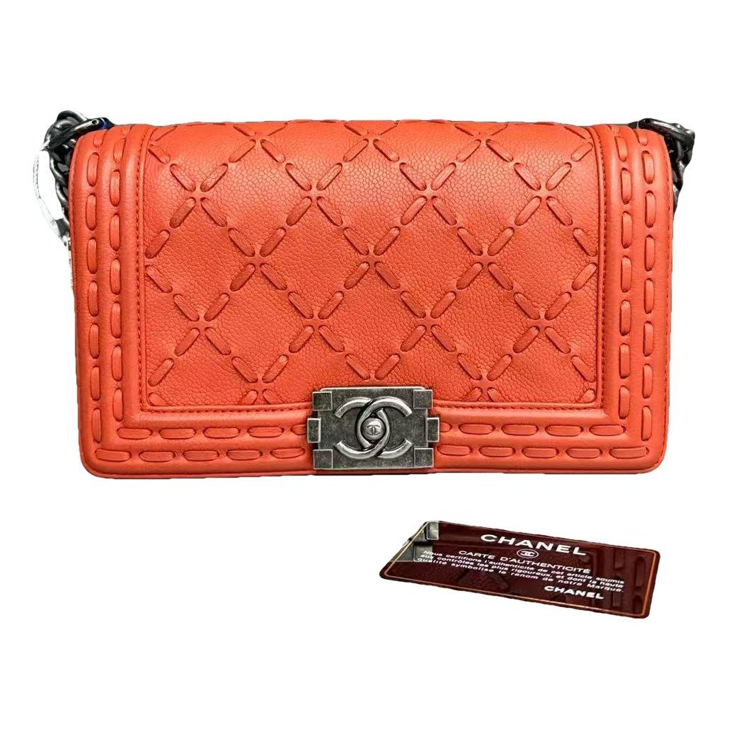 Boy leather crossbody bag
