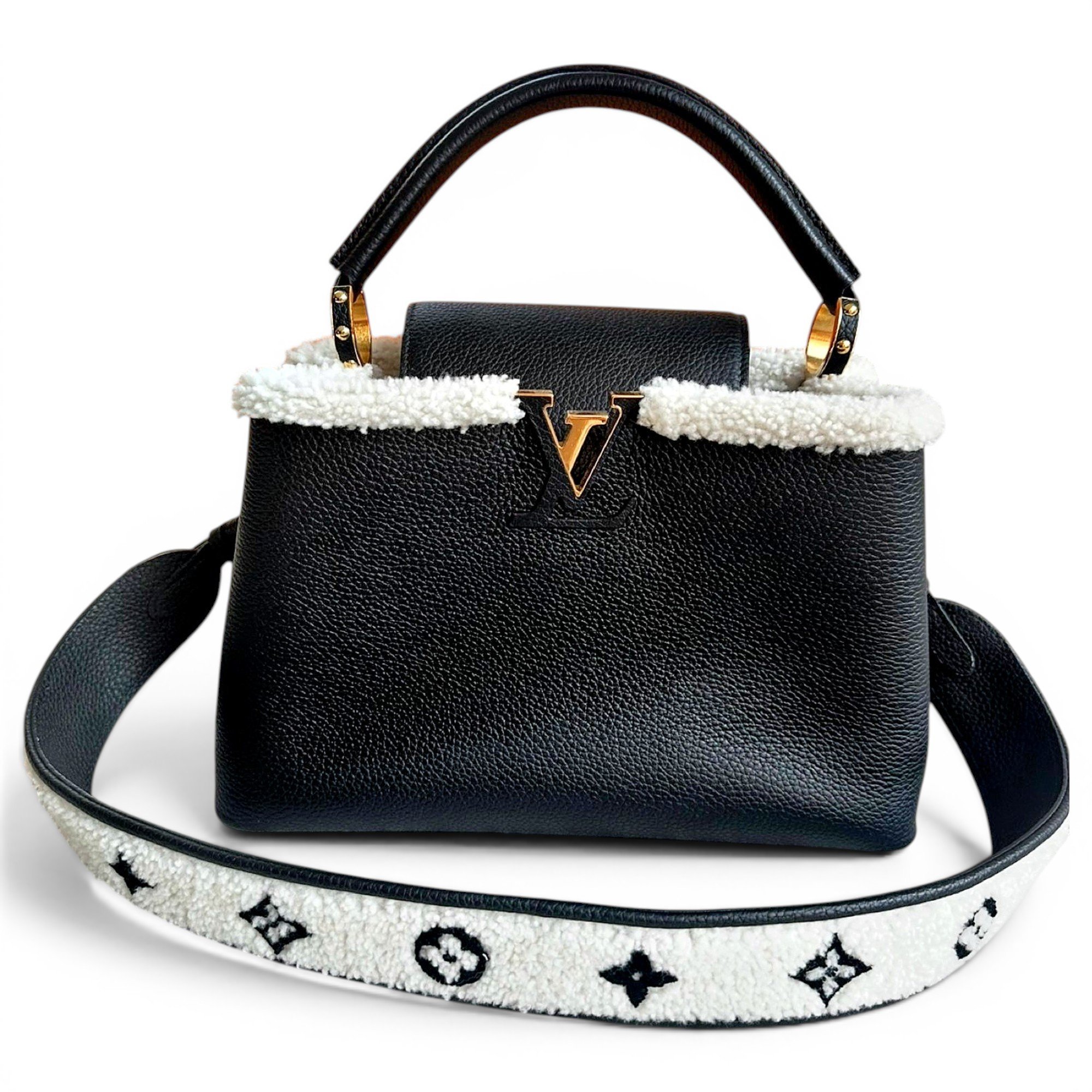 Capucines leather handbag