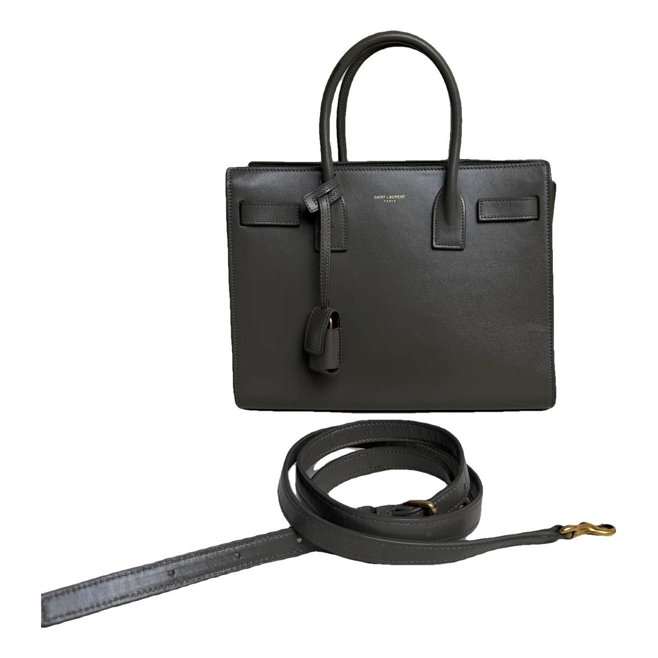 Leather tote