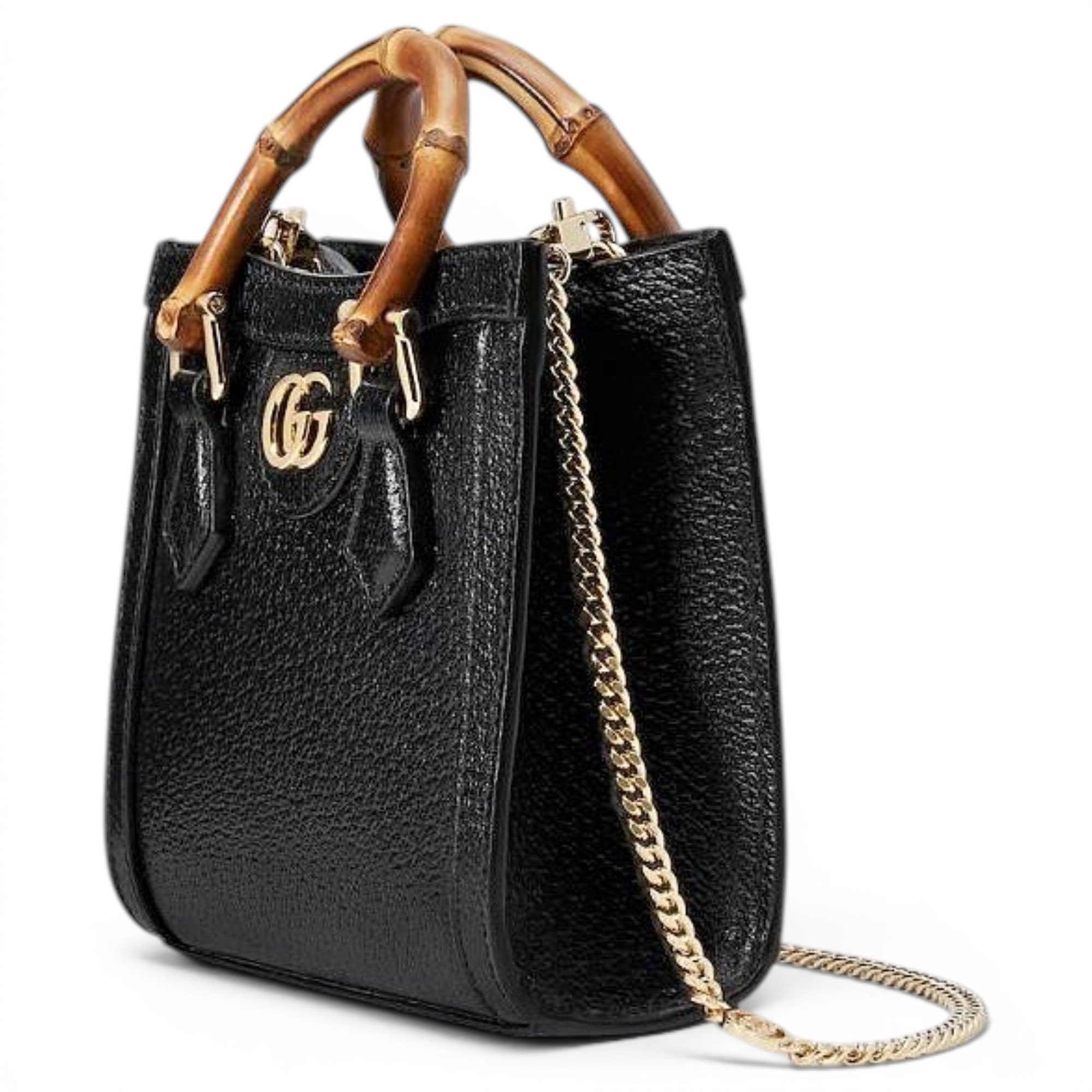 Diana Bamboo leather tote