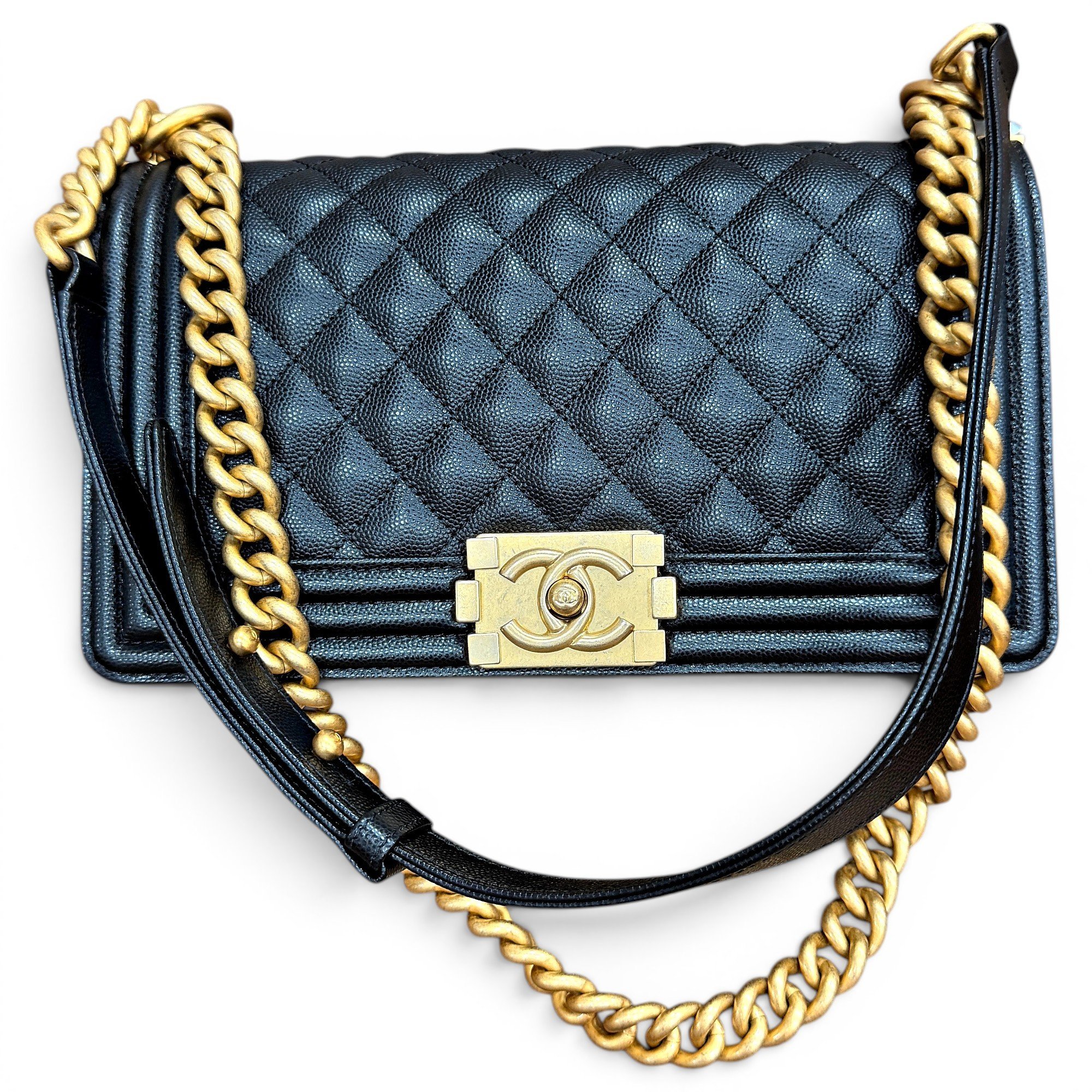 Boy leather crossbody bag