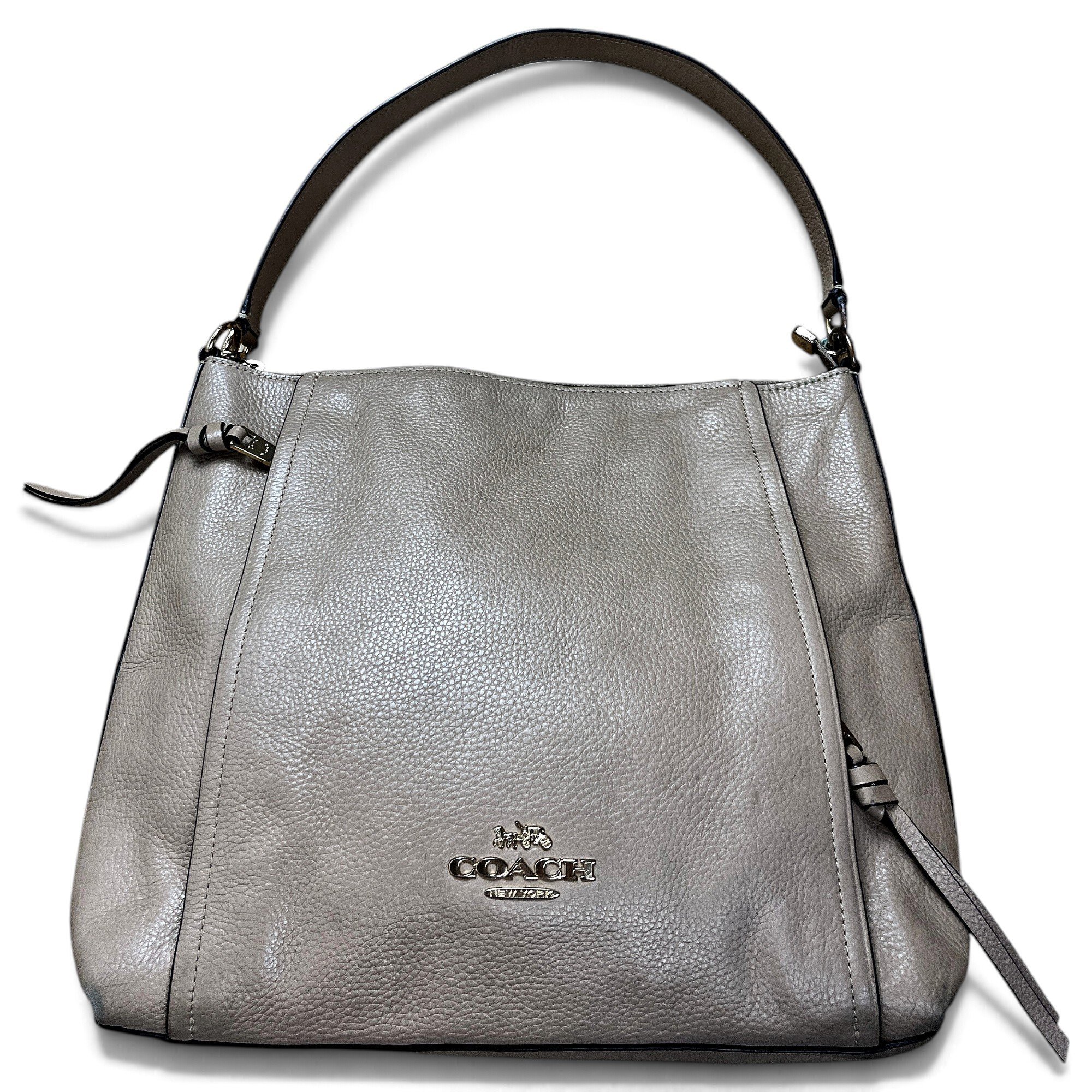 Abby duffle leather handbag