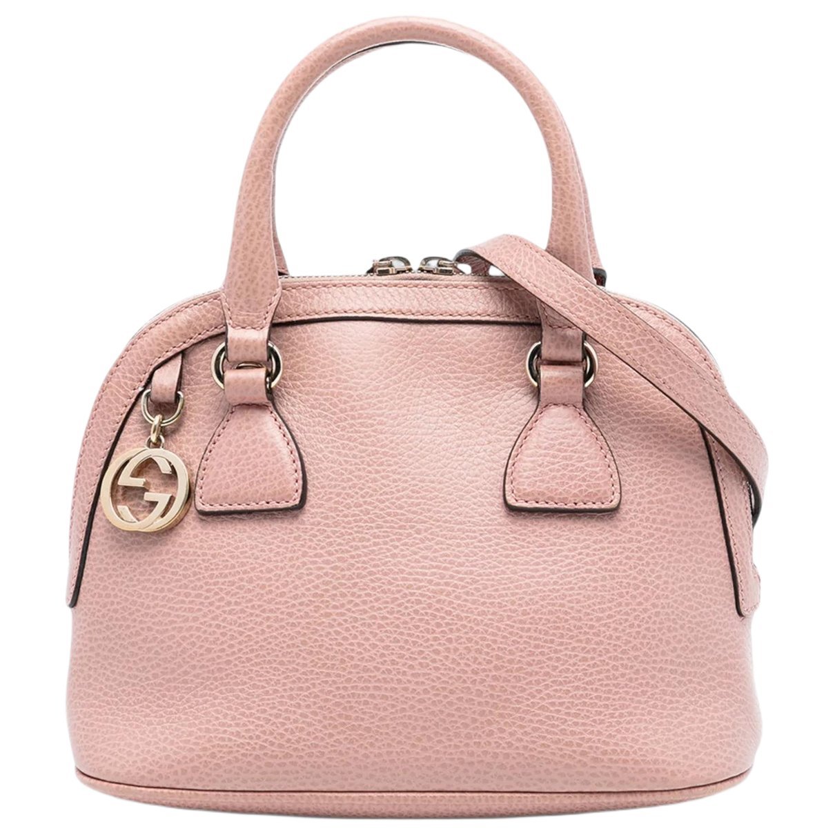 Dôme leather satchel