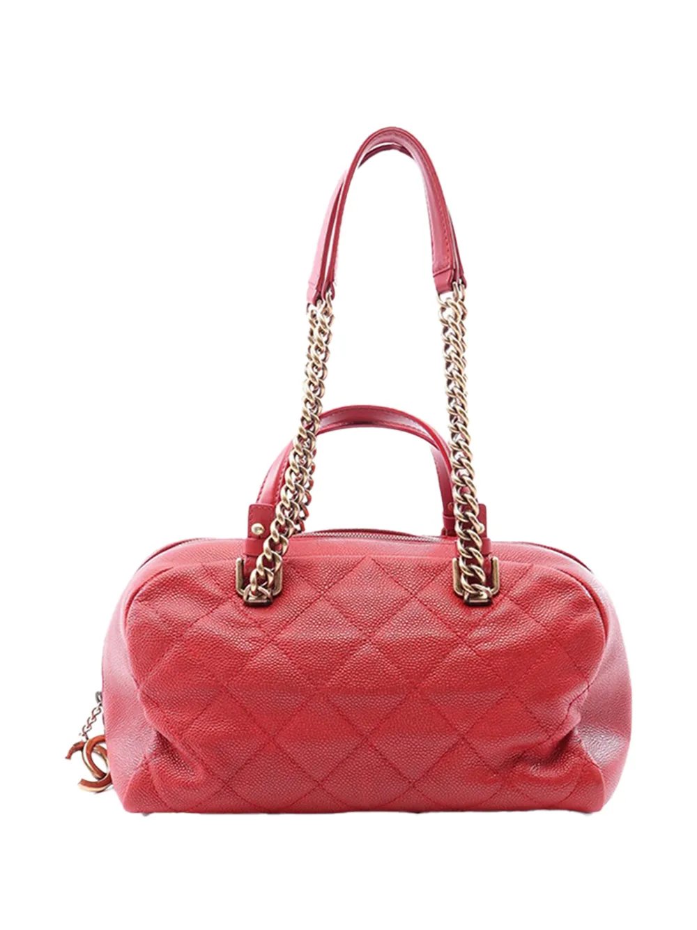 2012-2013 Small Aged Calfskin Express Bowling satchel