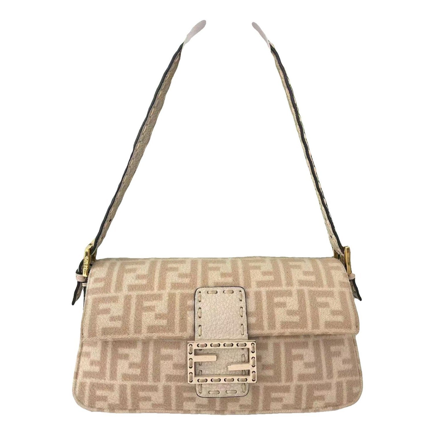 Baguette leather handbag