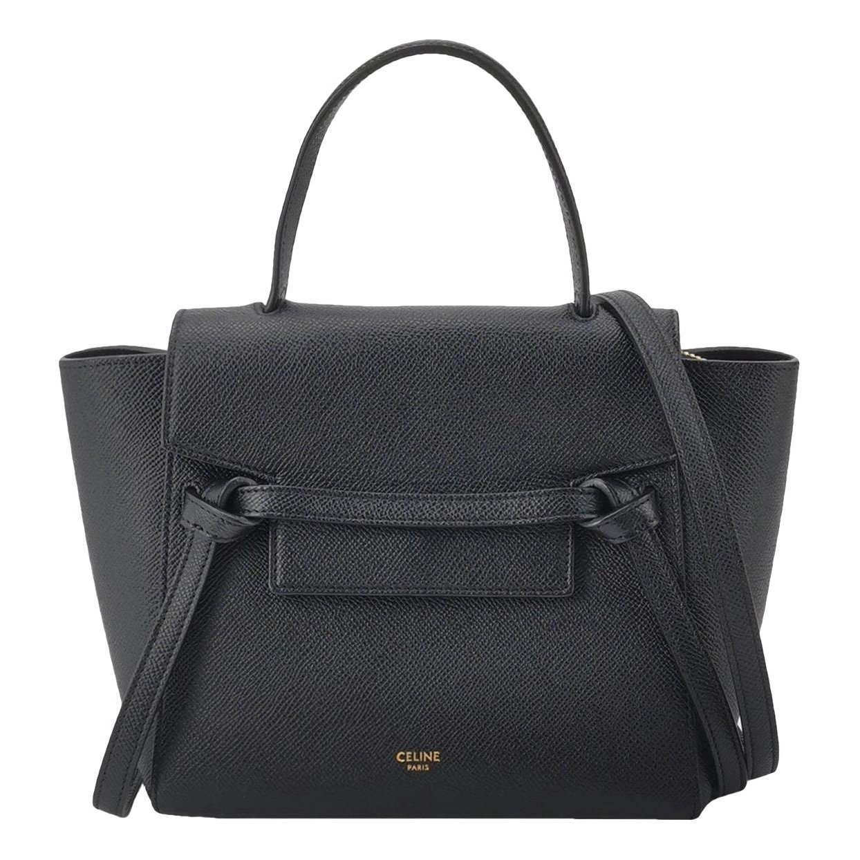 Belt leather handbag
