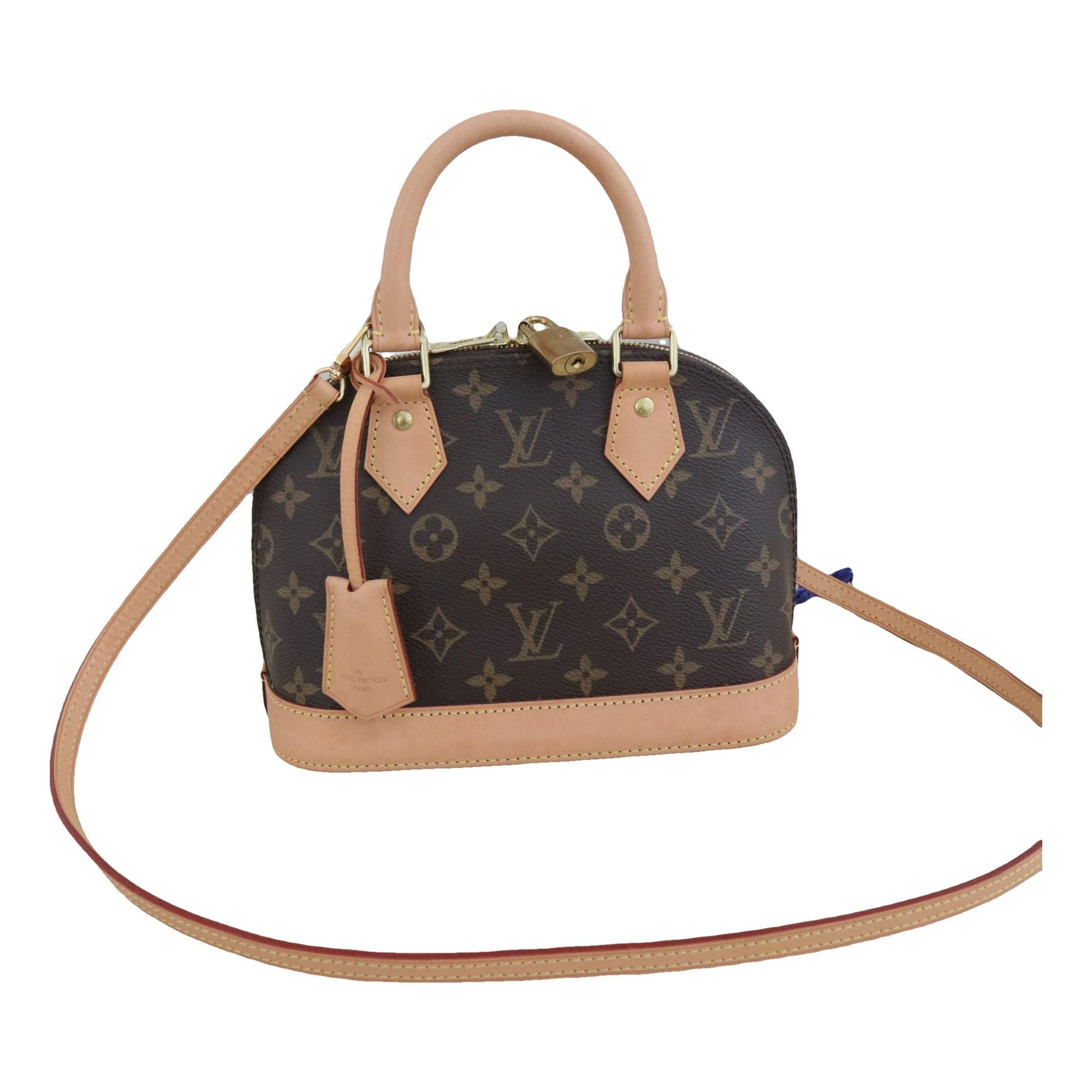 Louis Vuitton Alma BB leather handbag