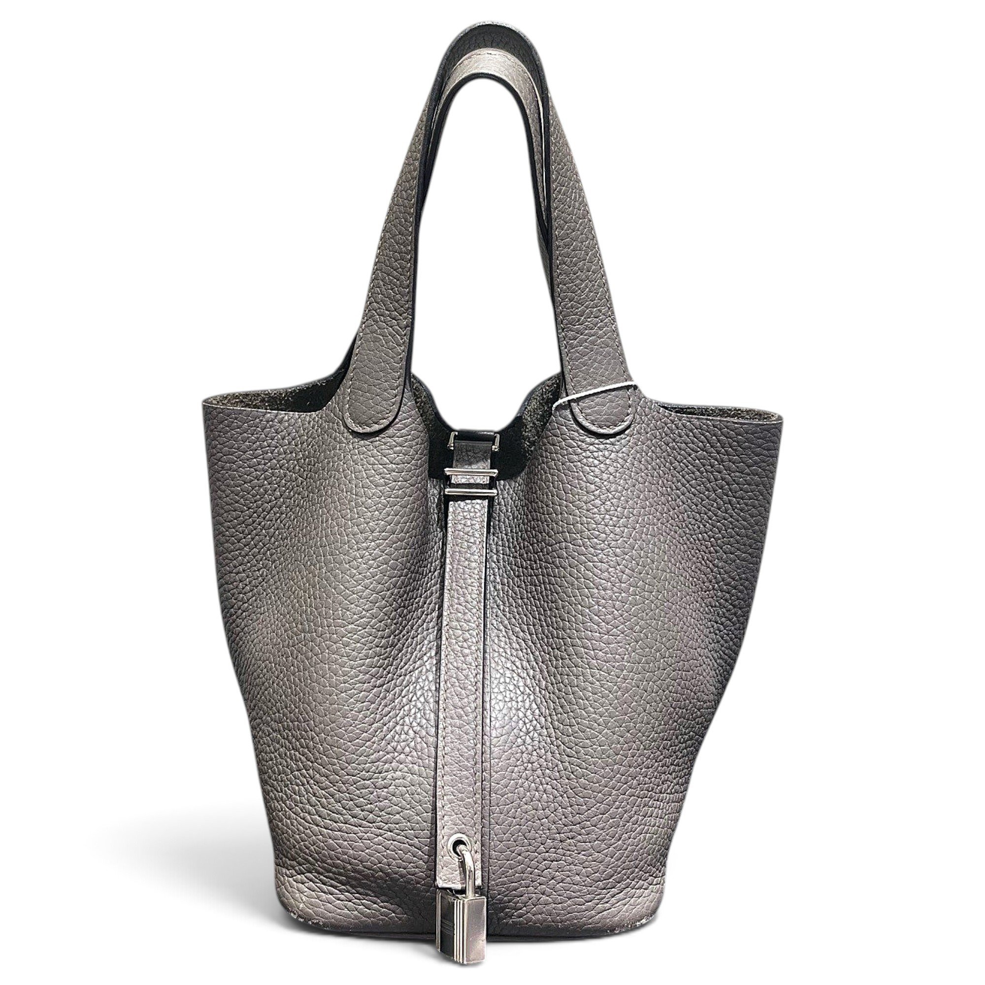 Picotin leather handbag