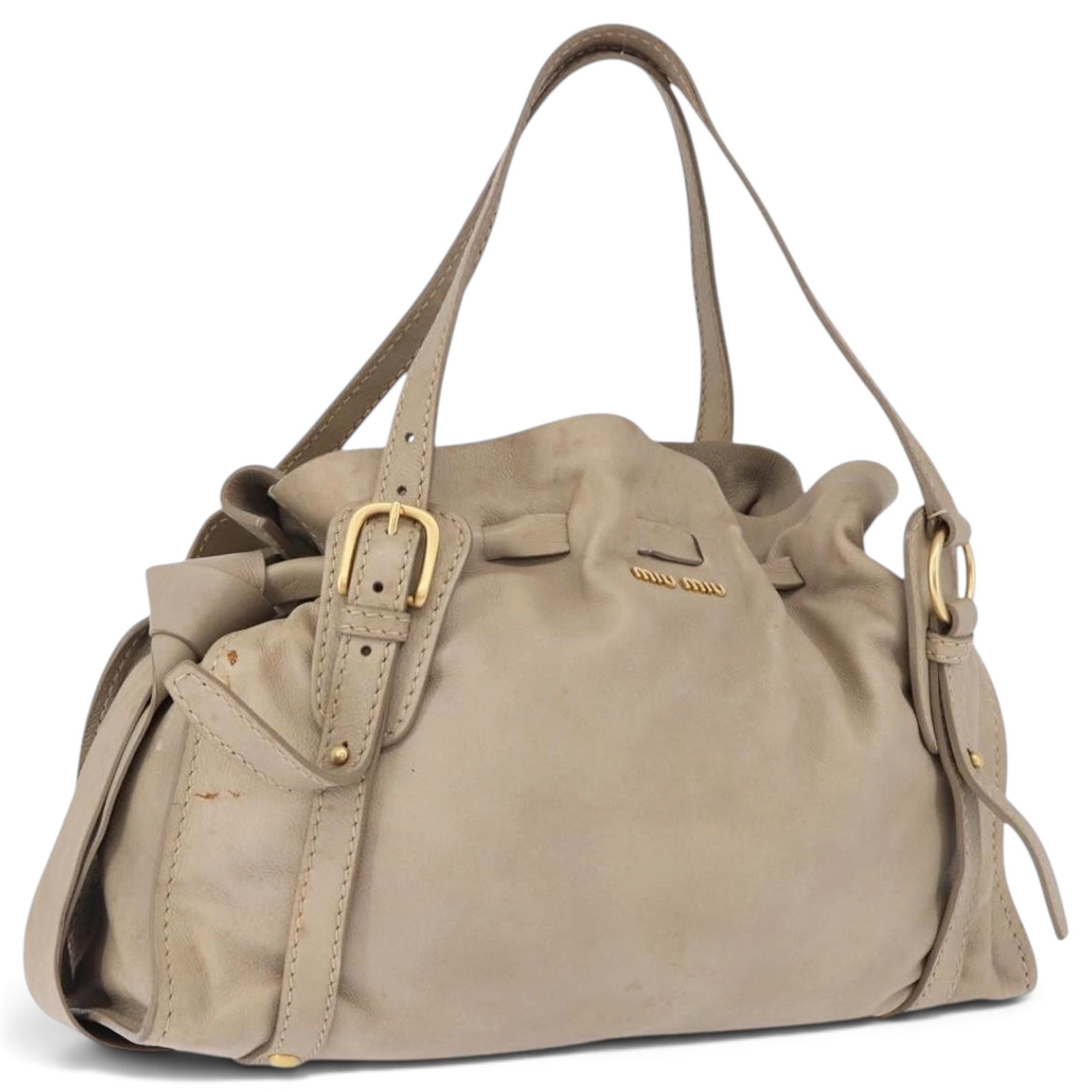 Leather tote