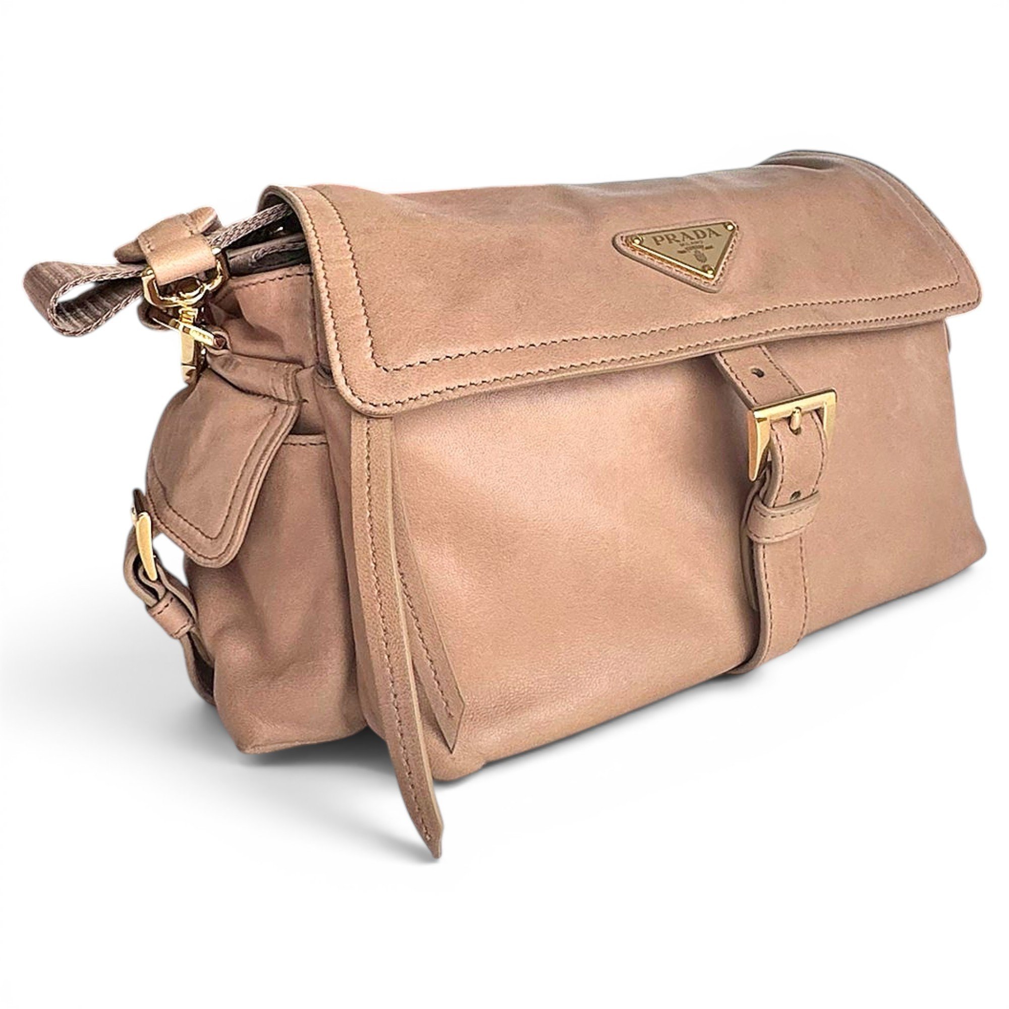 Leather crossbody bag