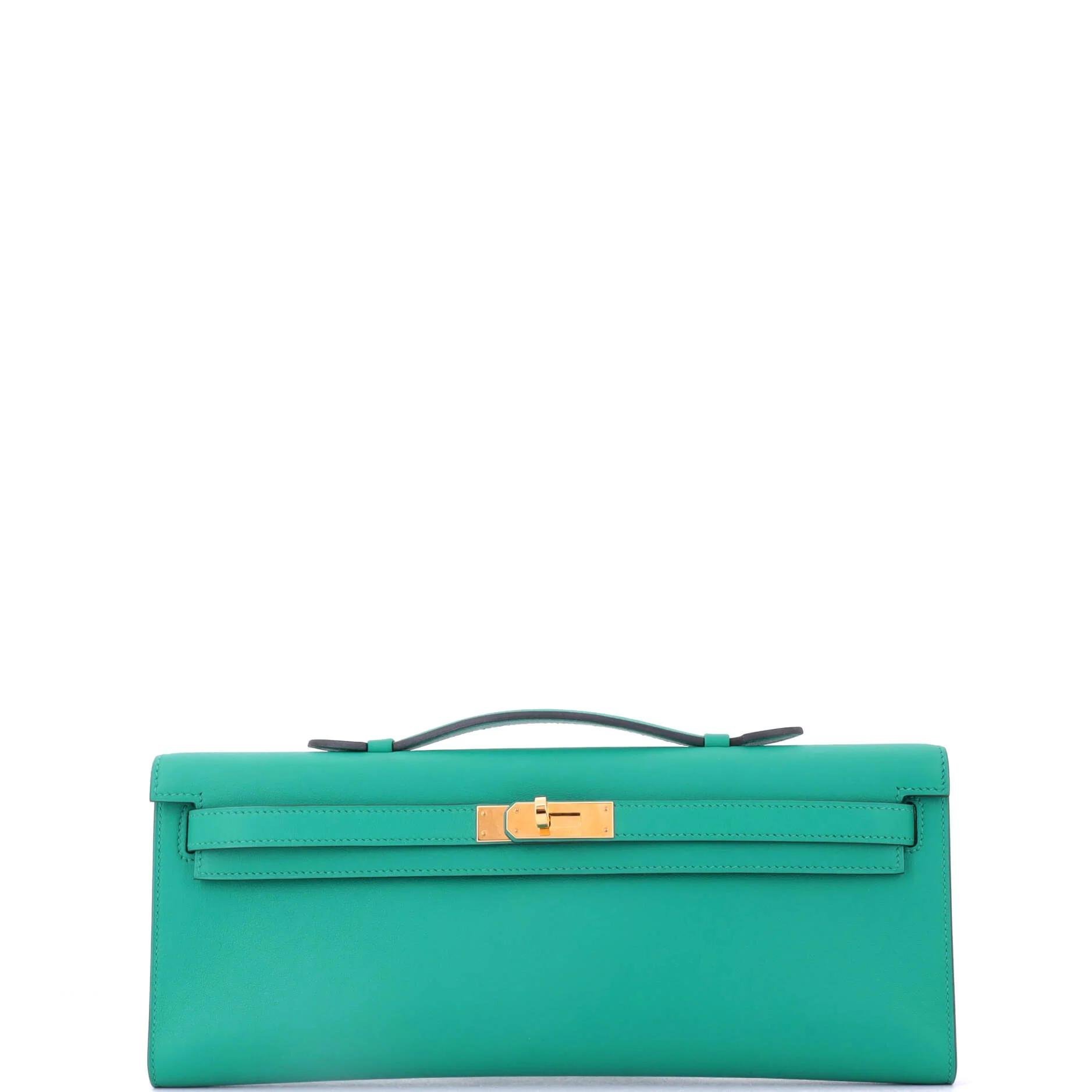 Hermes Kelly Handbag Vert Verone Swift Leather 2019
