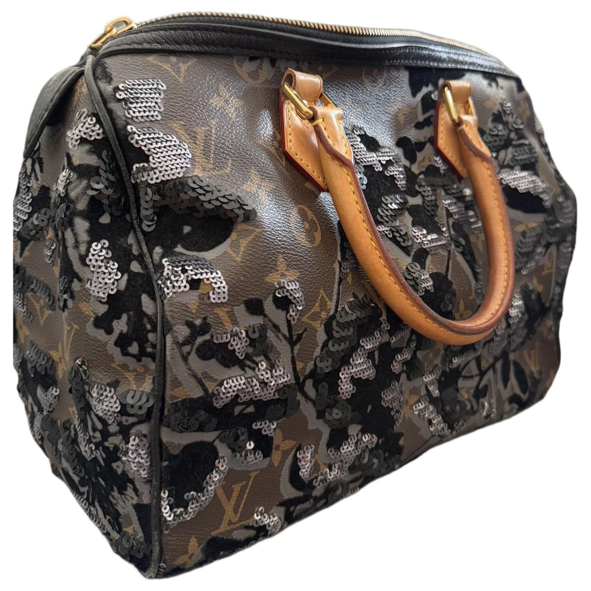 Speedy glitter handbag