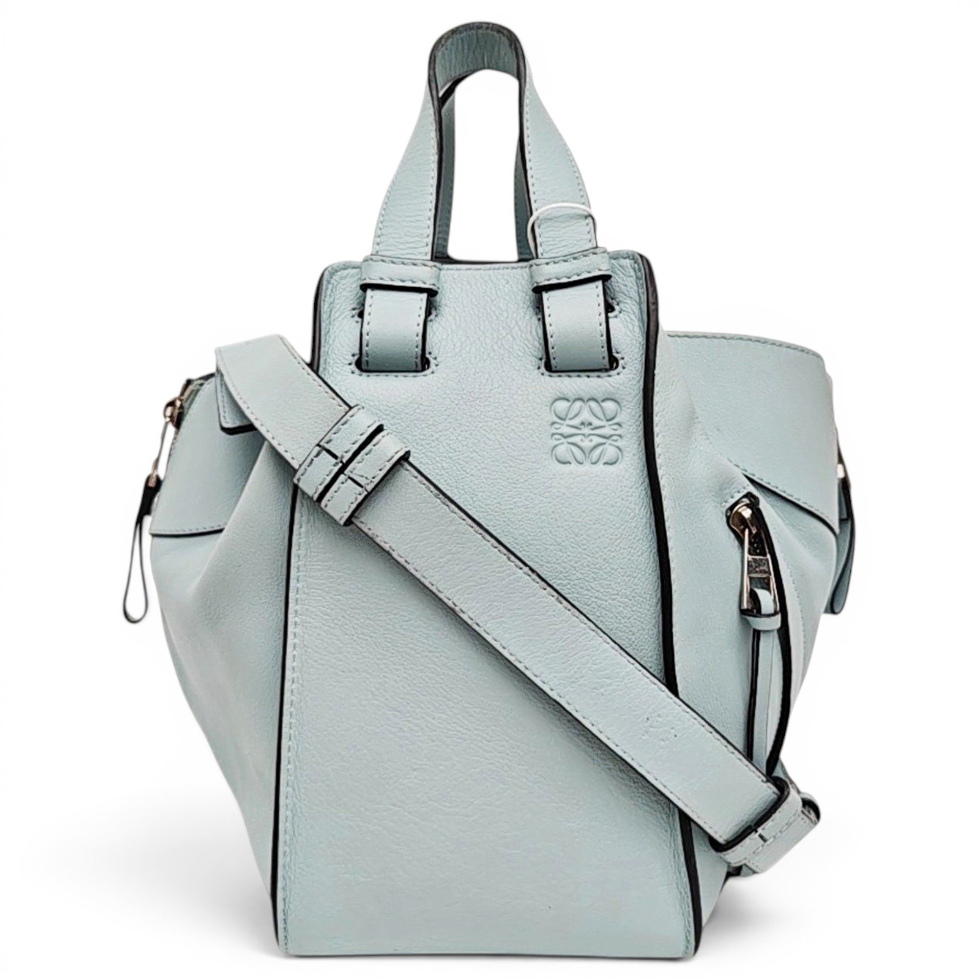 Hammock leather handbag