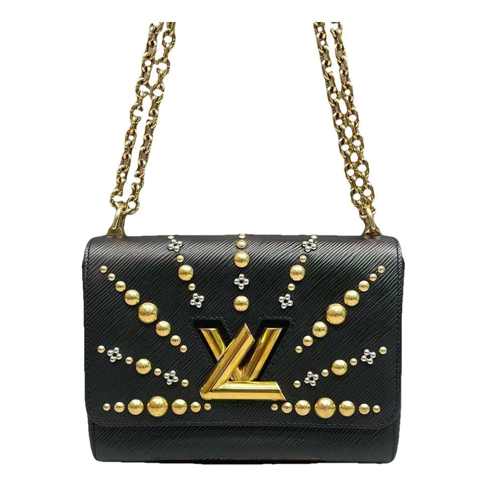 Twist leather crossbody bag
