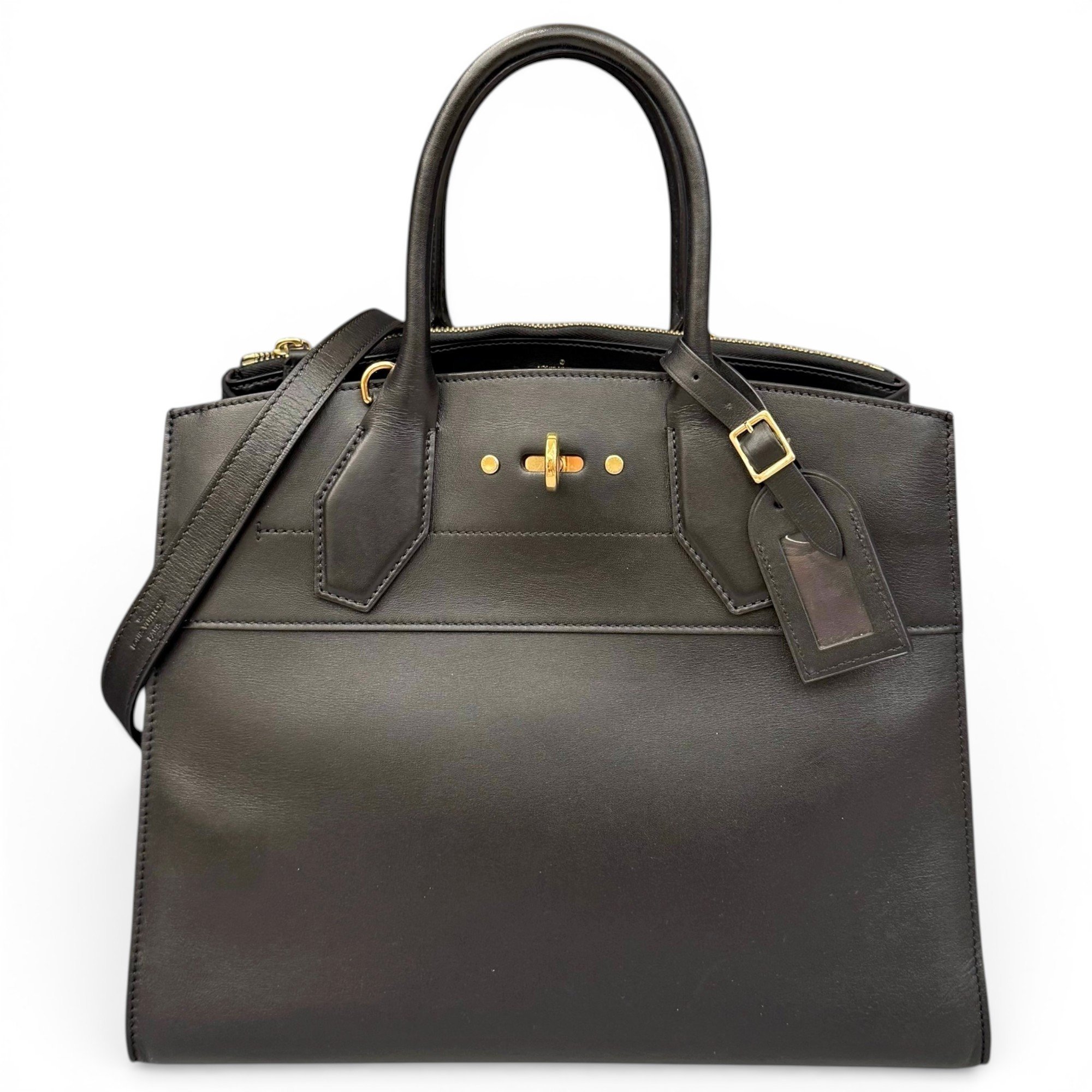 City Steamer pony-style calfskin handbag