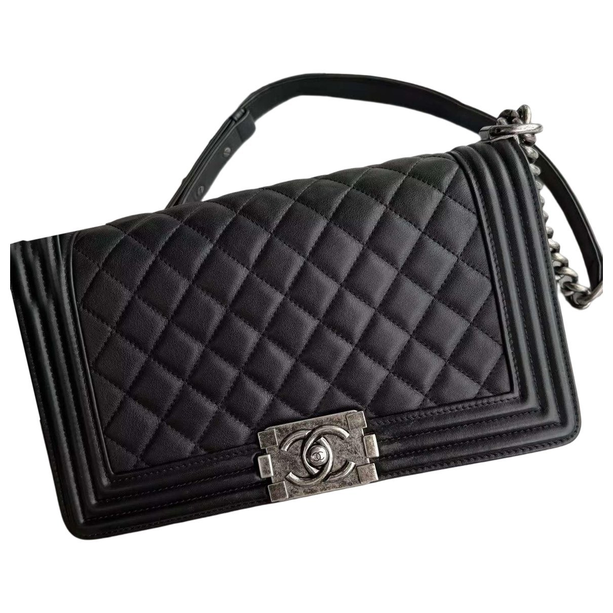 Boy leather crossbody bag