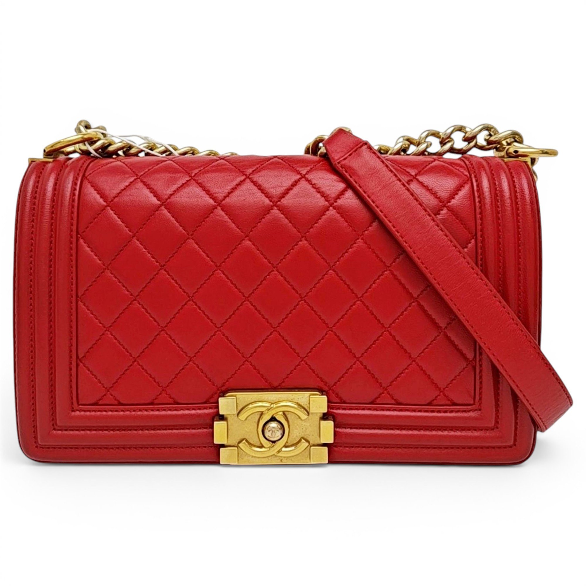 Boy leather crossbody bag