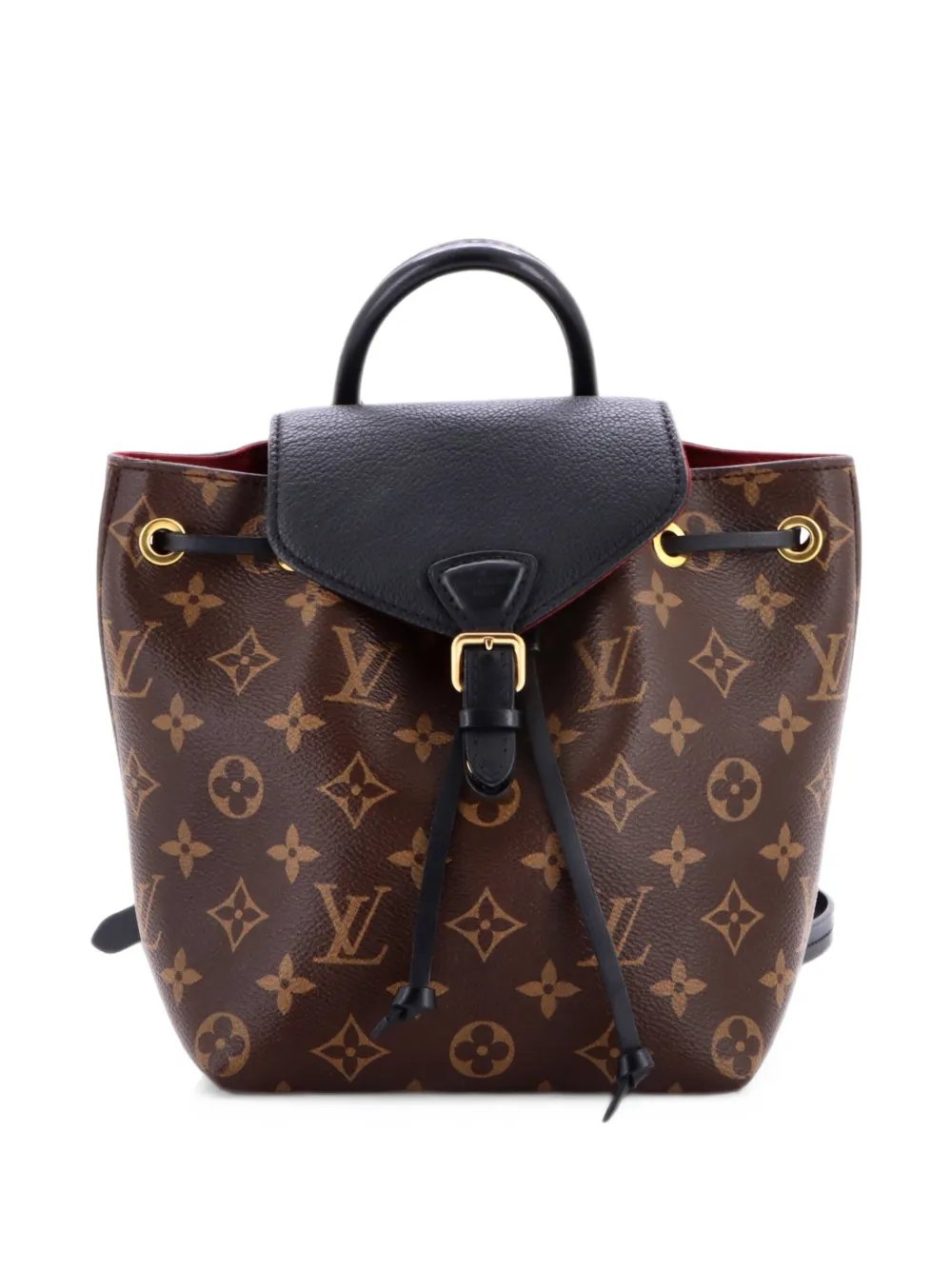 Montsouris NM Monogram Canvas with Leather BB backpack