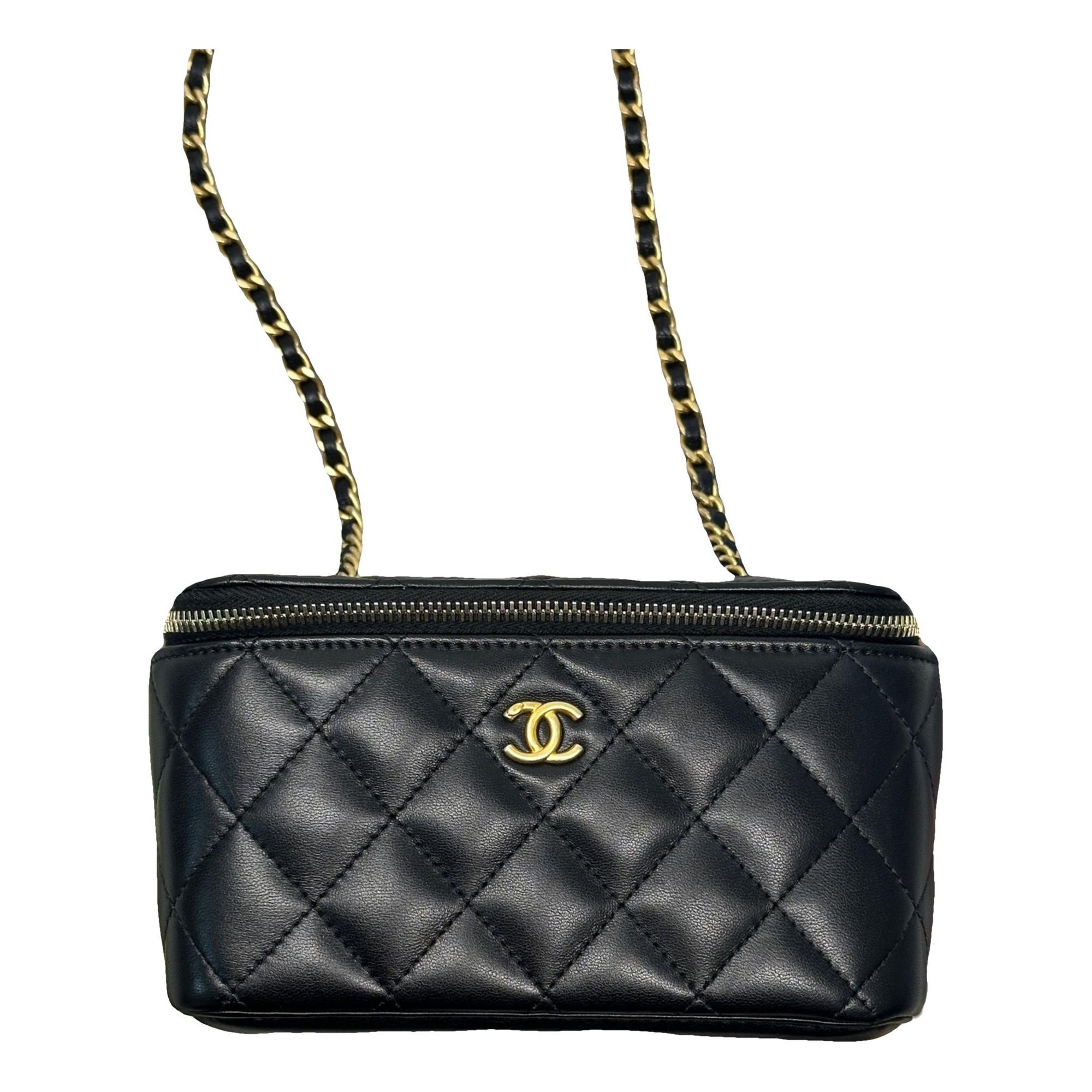 Trendy CC Vanity leather handbag