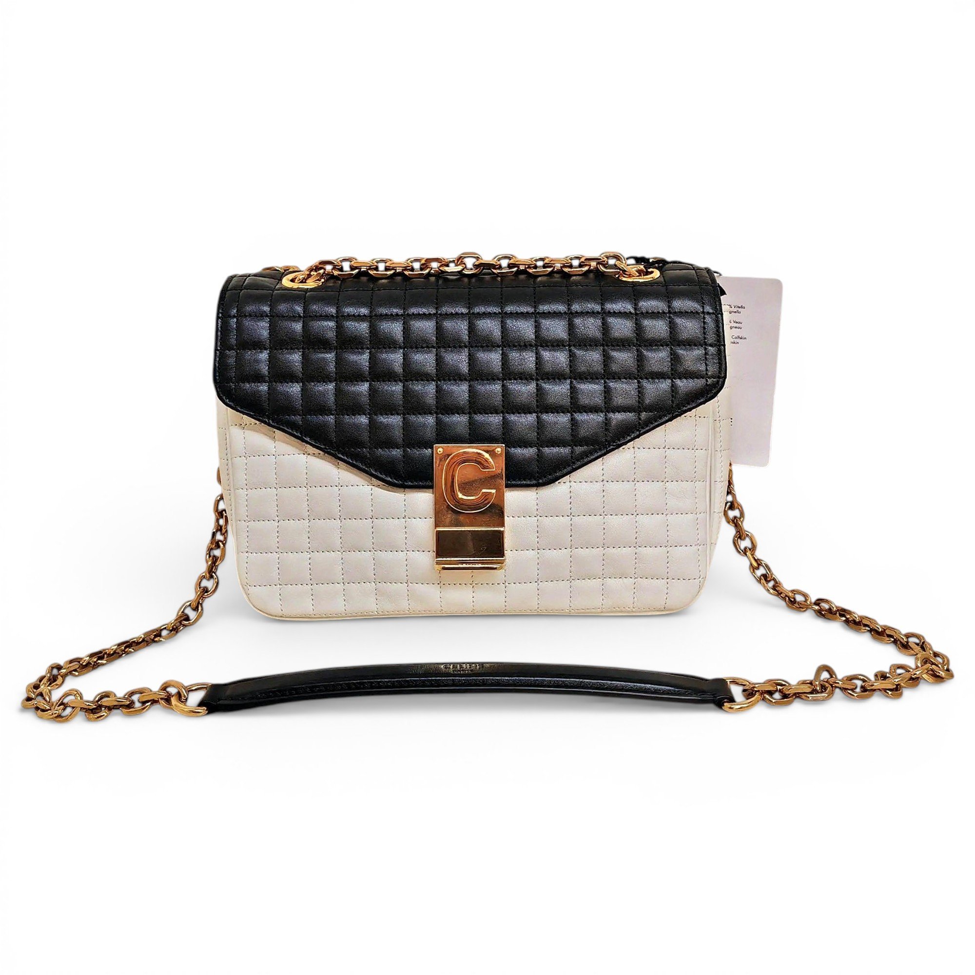 C bag leather crossbody bag