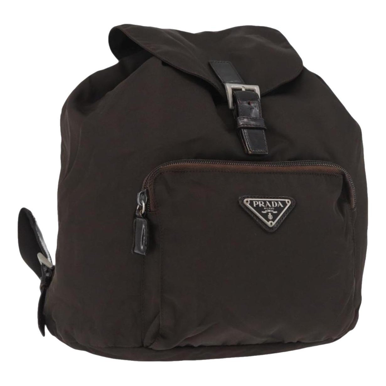 Leather backpack