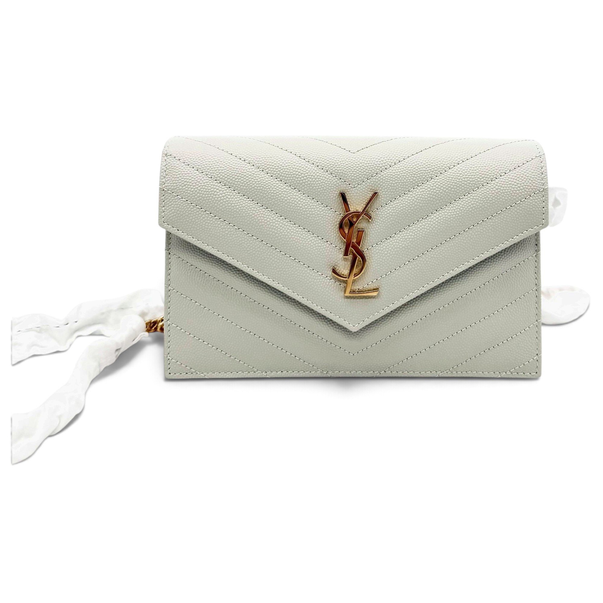 Portefeuille enveloppe leather crossbody bag
