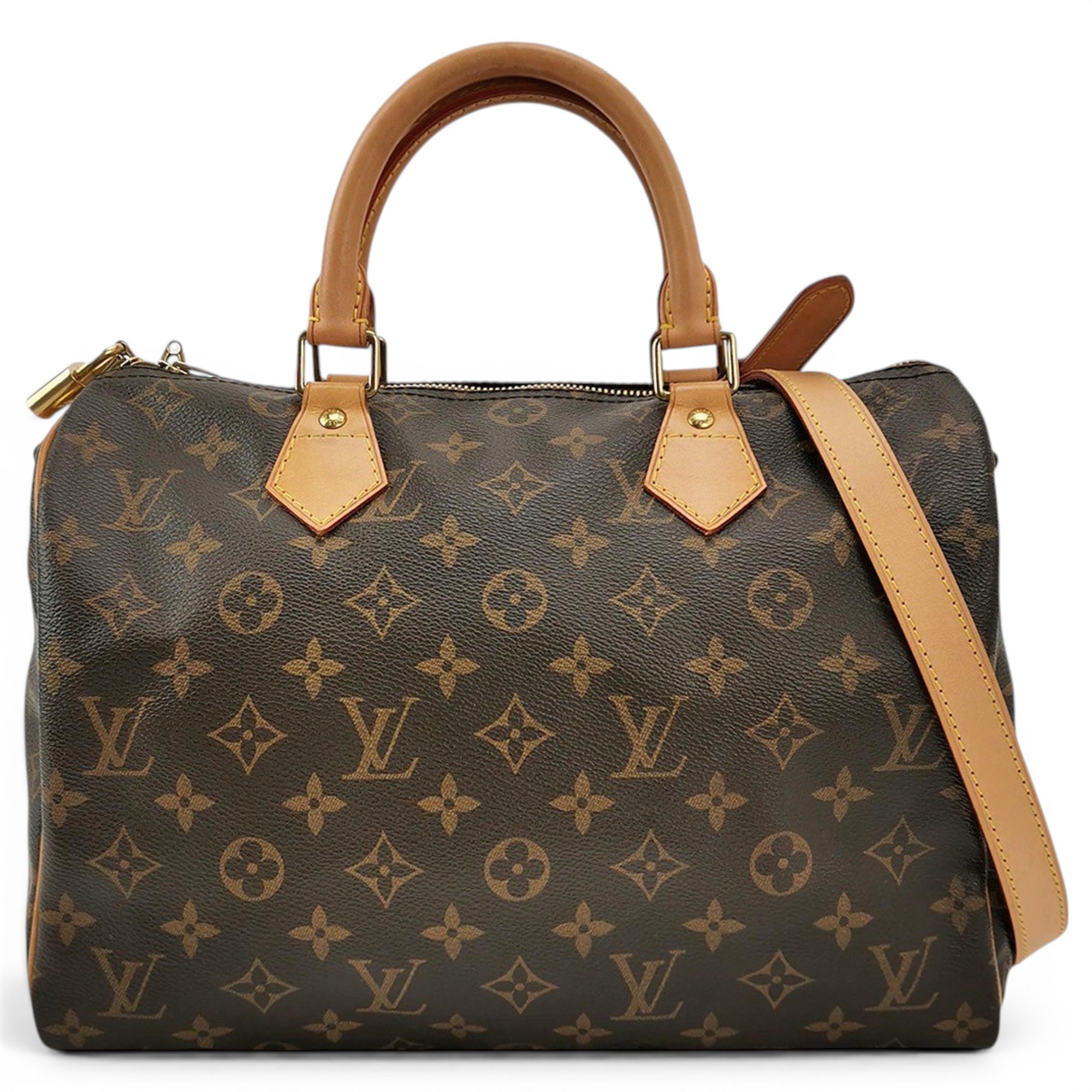 Speedy Bandoulière leather handbag