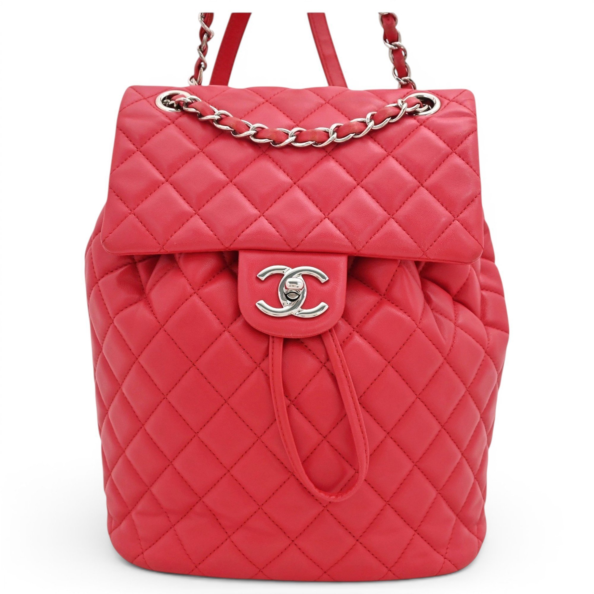 Leather backpack