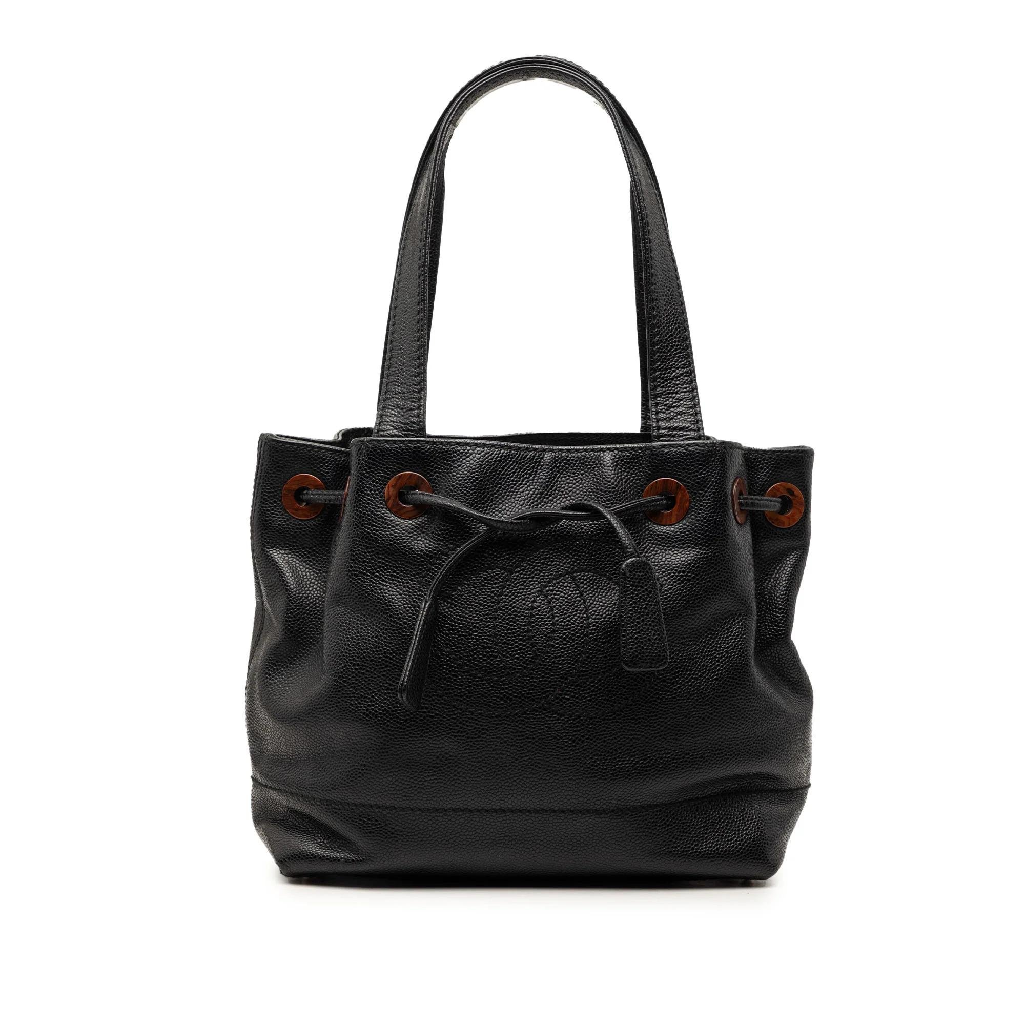 Leather tote