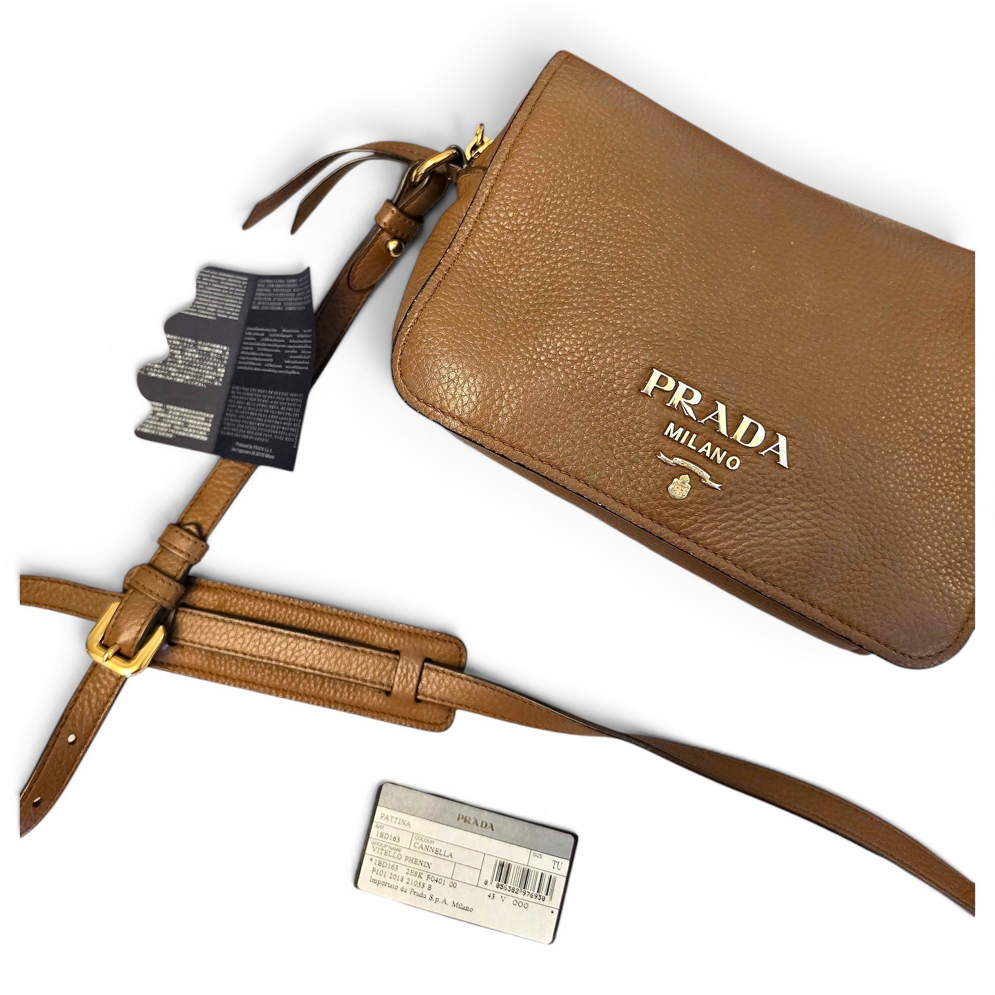 Leather crossbody bag