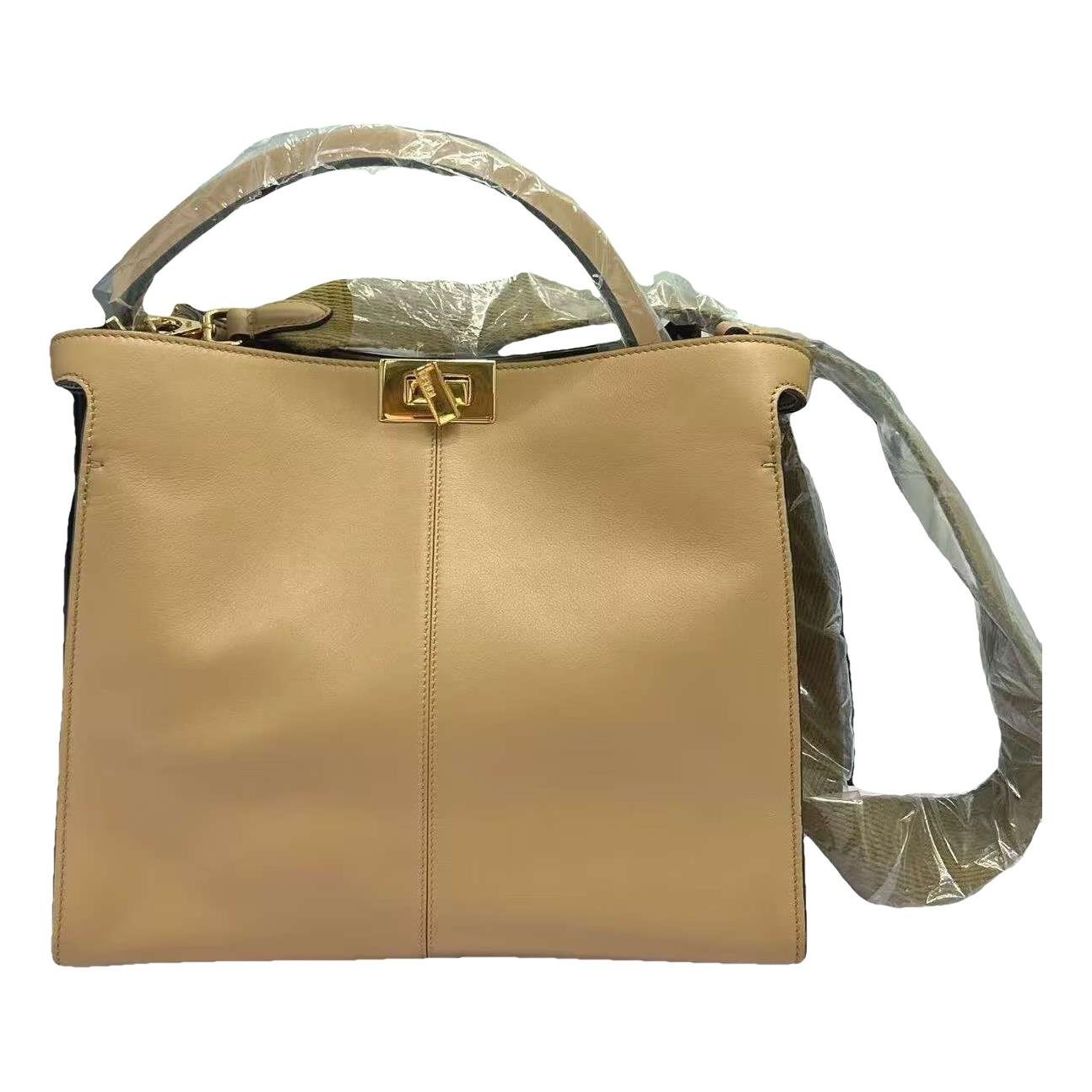 Peekaboo leather handbag
