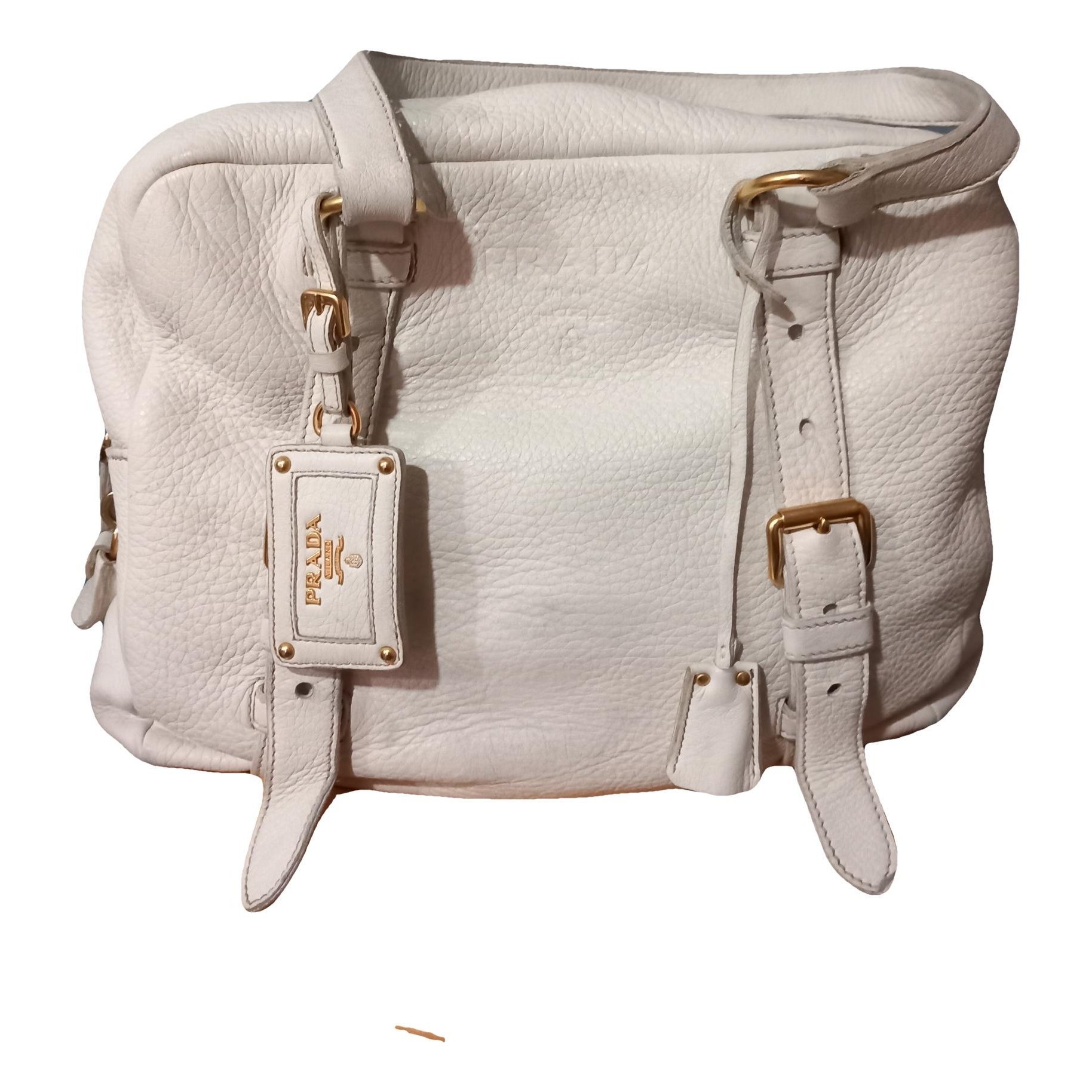 Leather bowling bag