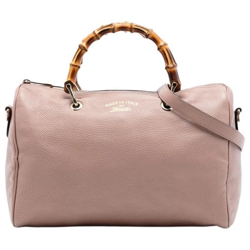 Bamboo leather satchel