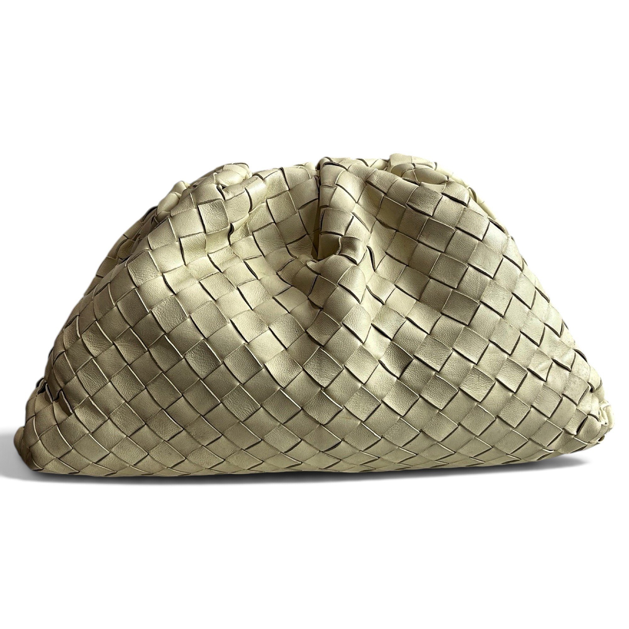 Pouch leather handbag