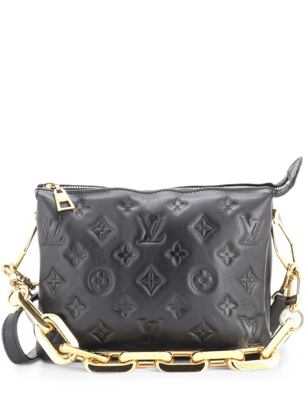 Coussin Bag Monogram Embossed Lambskin BB crossbody bag
