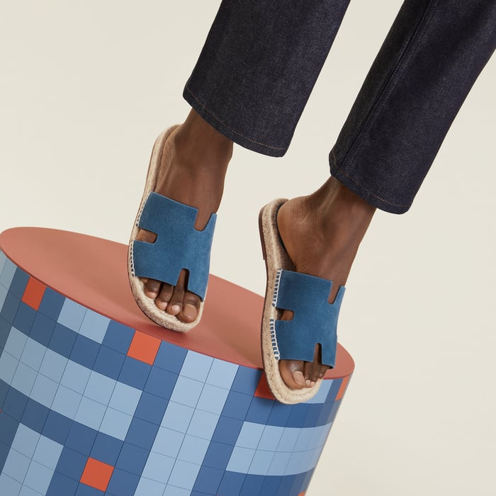 Bleu Turquin Antigua Espadrille