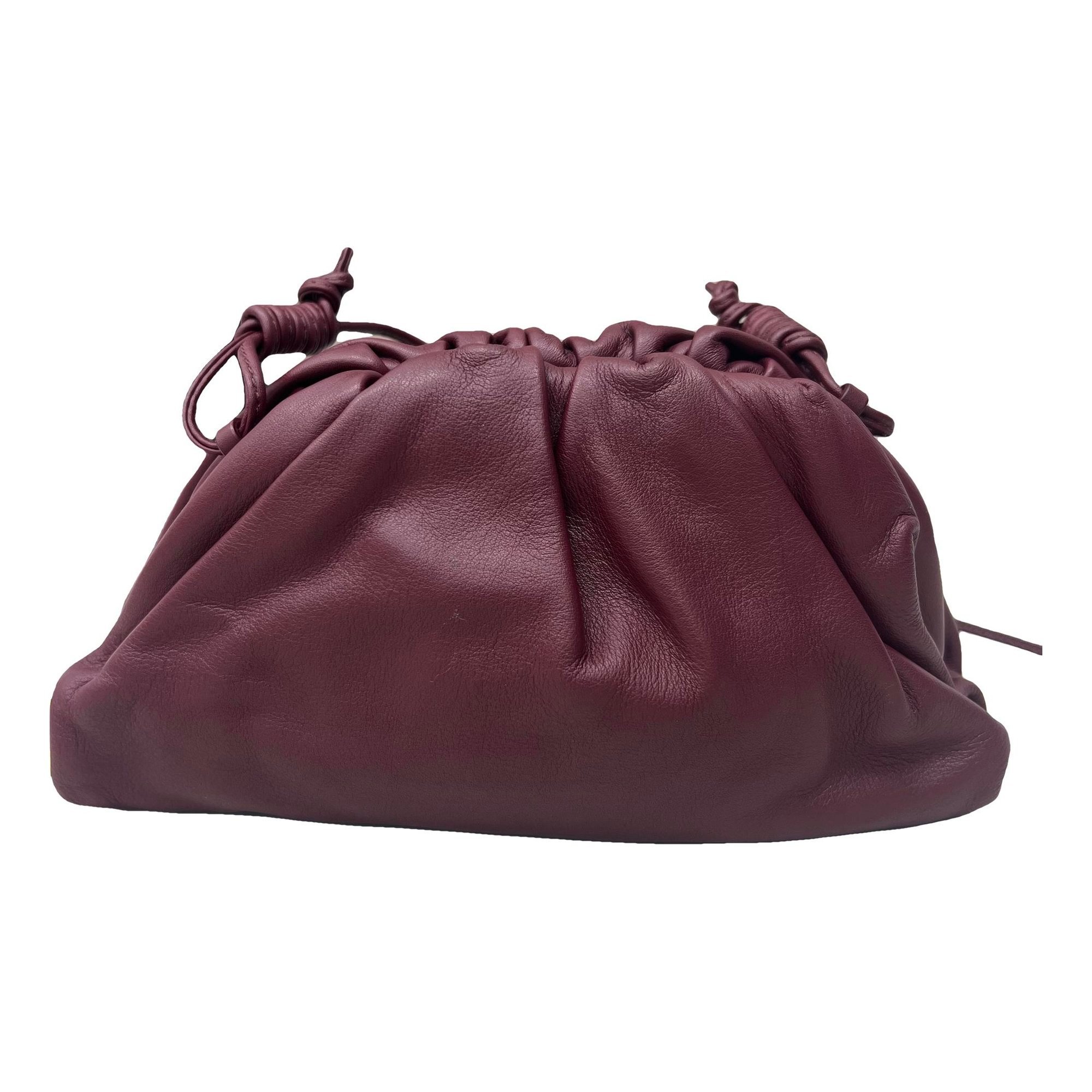 Pouch leather handbag