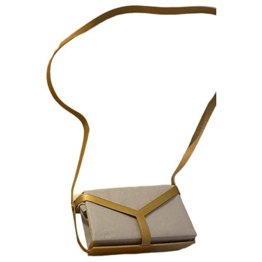 Minaudiere Goyardine leather handbag