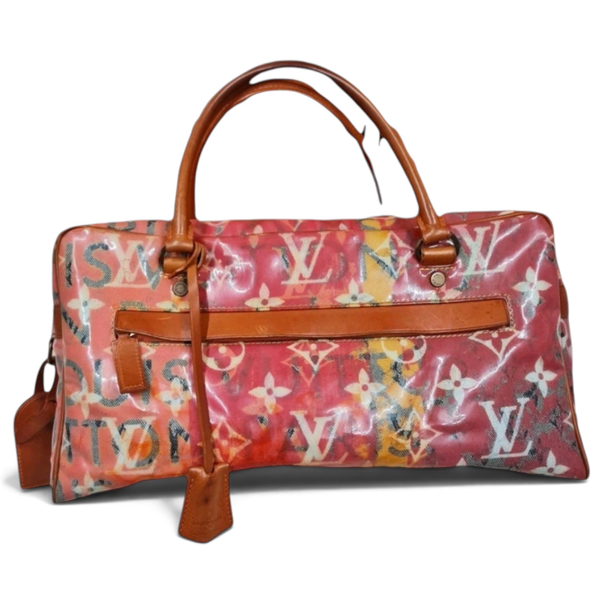 Patent leather bowling bag