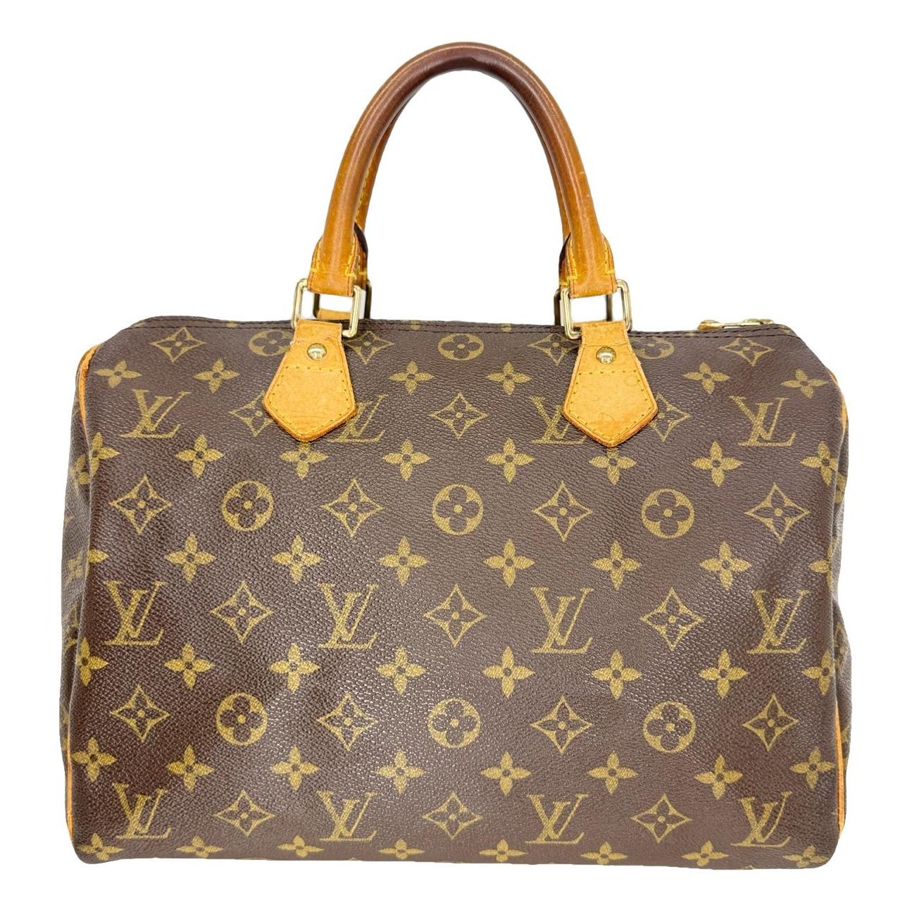 Speedy leather handbag