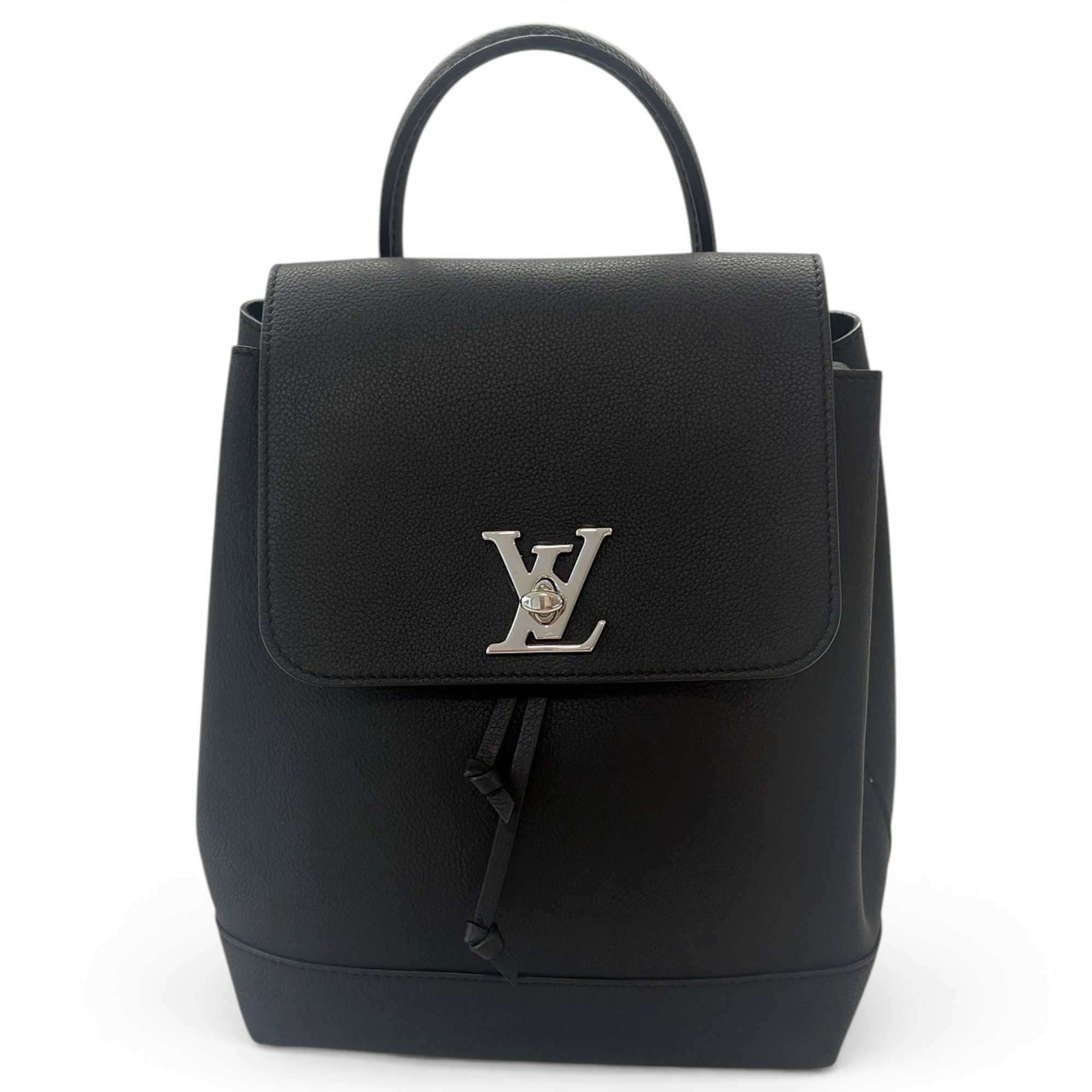 Lockme leather backpack