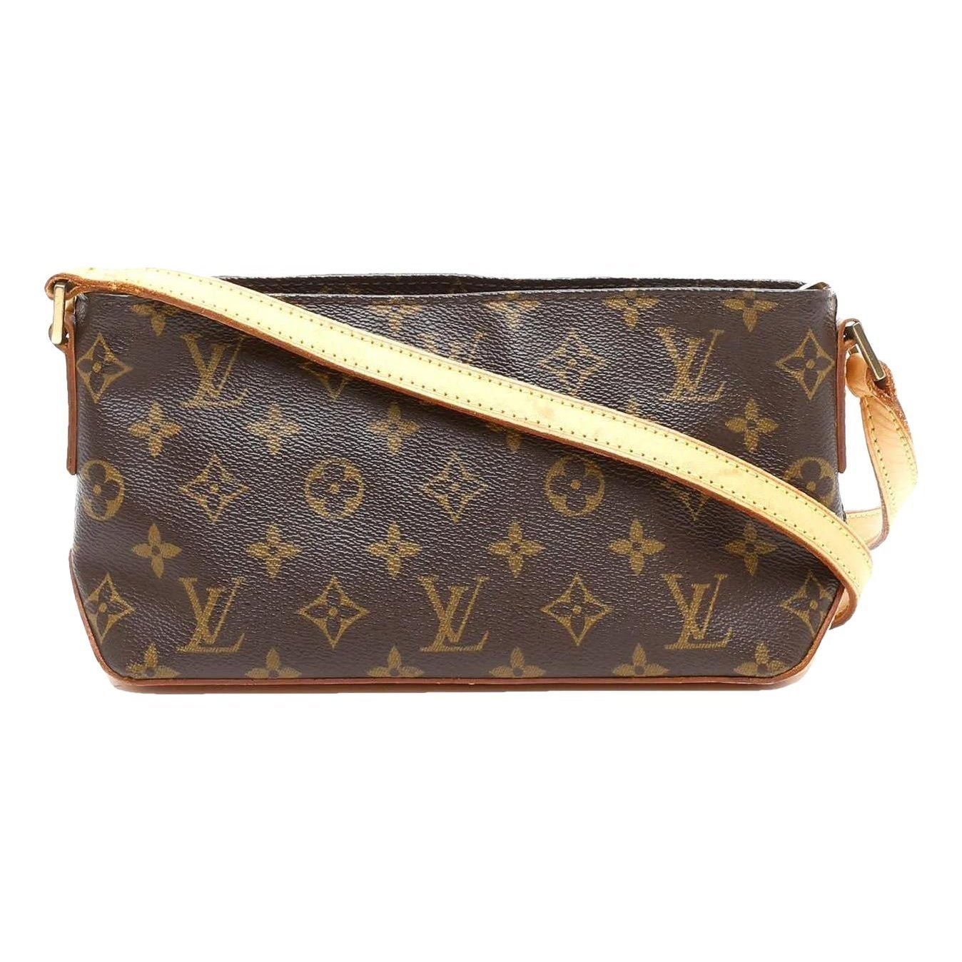 Trotteur leather crossbody bag