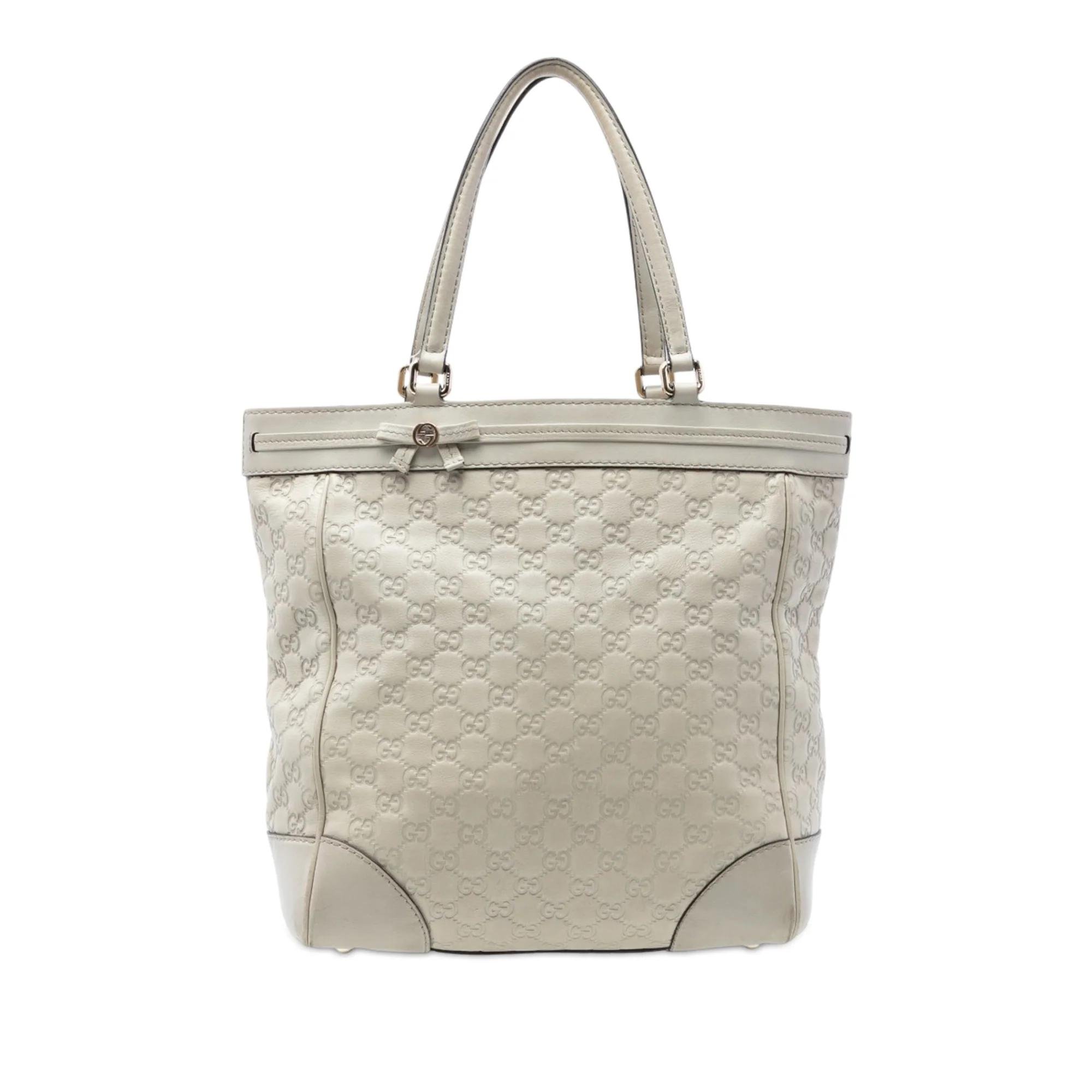 Leather tote