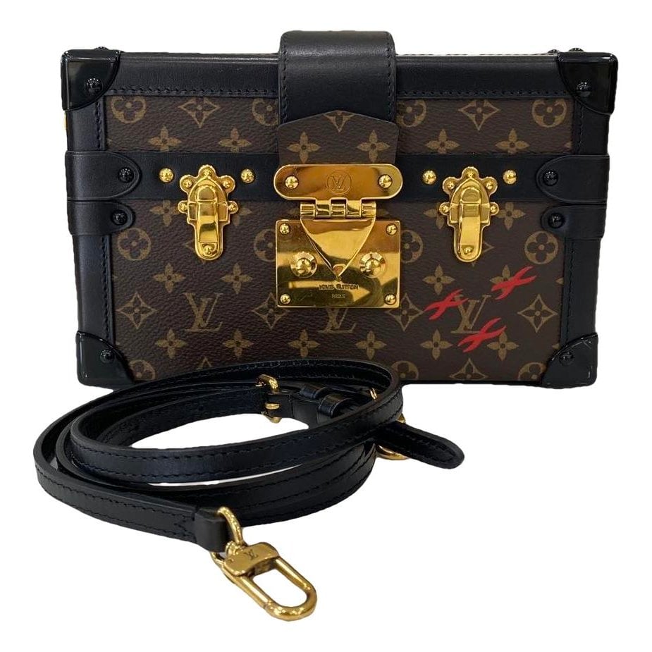 Petite Malle leather handbag